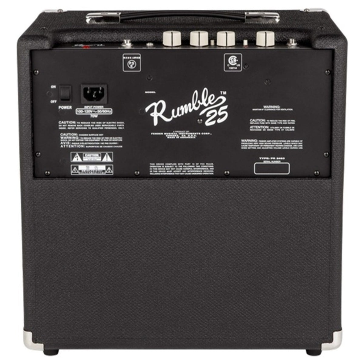 AMPLIFICADOR COMBO BAJO FENDER RUMBLE 25 (V3)
