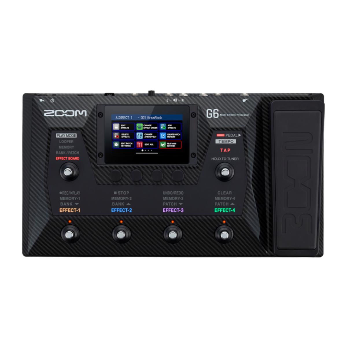 PEDAL PROCESADOR DE EFECTOS ZOOM G6