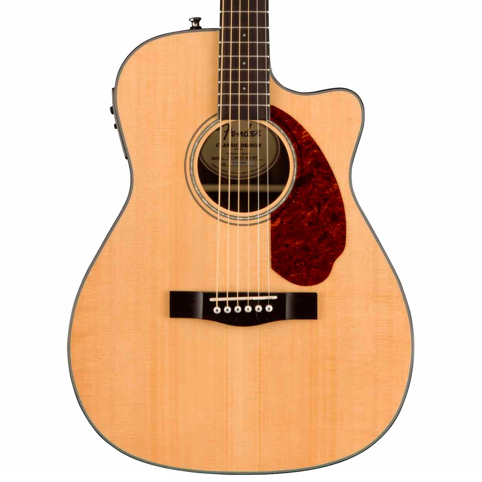 FENDER CC-140SCE CONCERT, NAT W/CASE WN