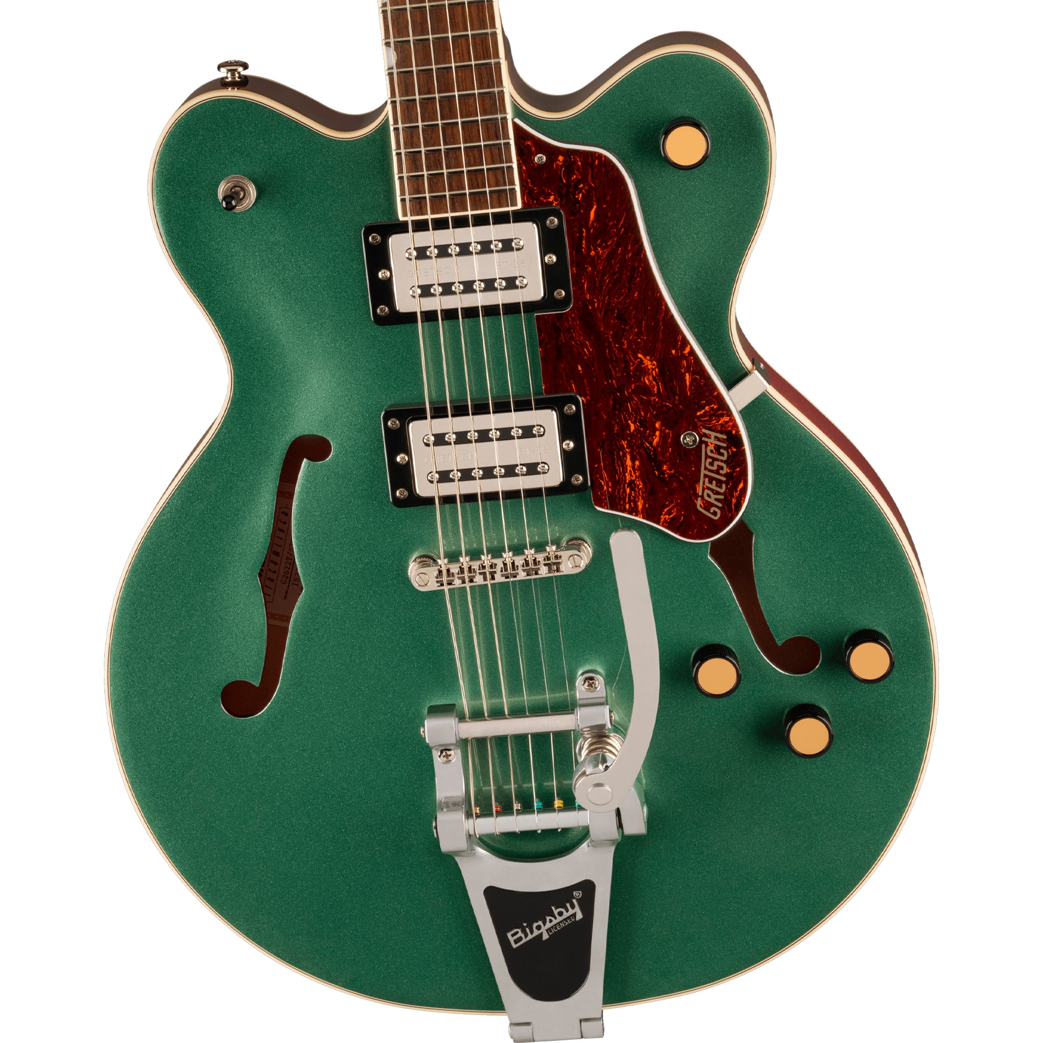 GRETSCH G2622T STREAMLINER DOUBLE-CUT BIGSBY STEEL OLIVE