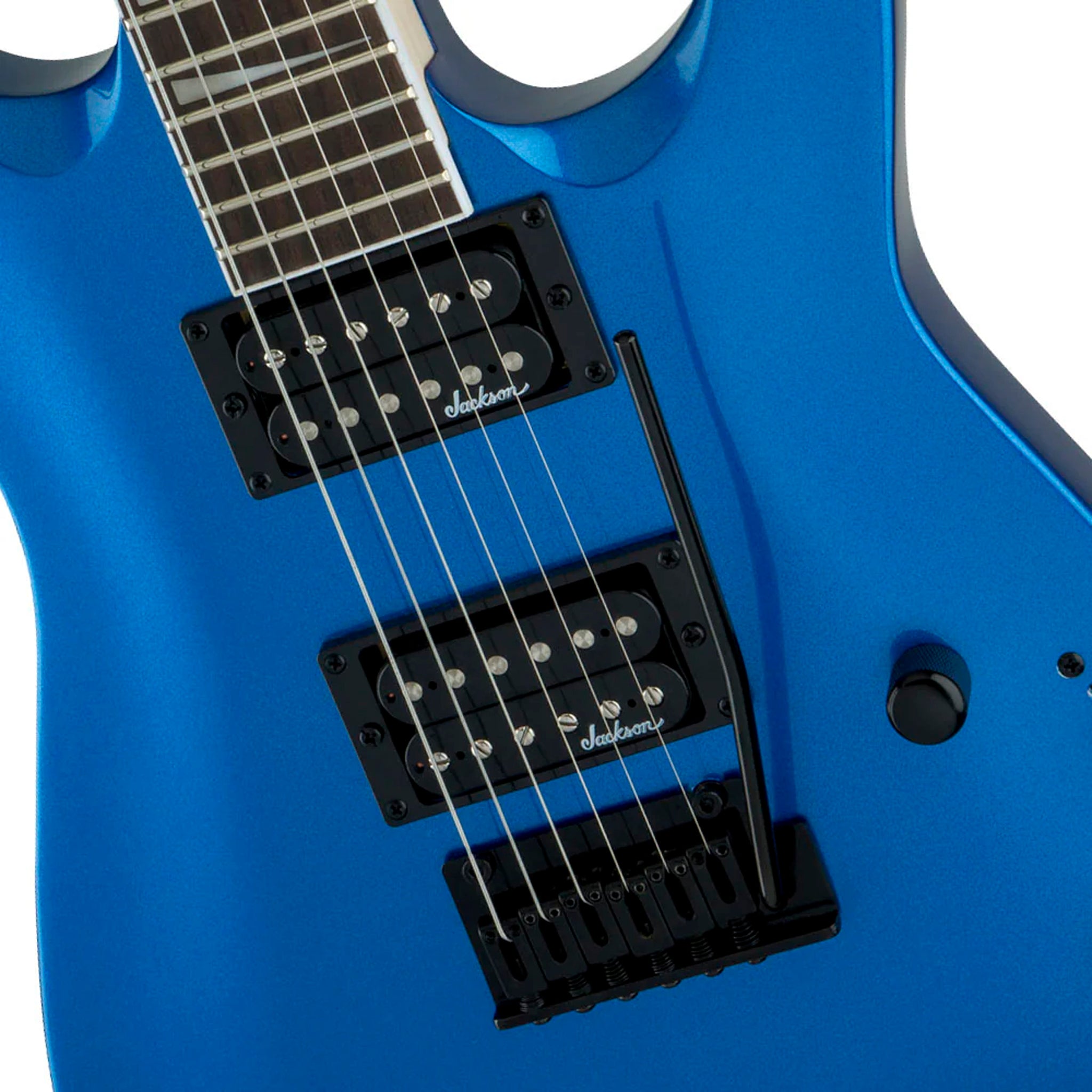 GUITARRA ELECTRICA JACKSON JS22 DINKY ARCH TOP METALLIC BLUE