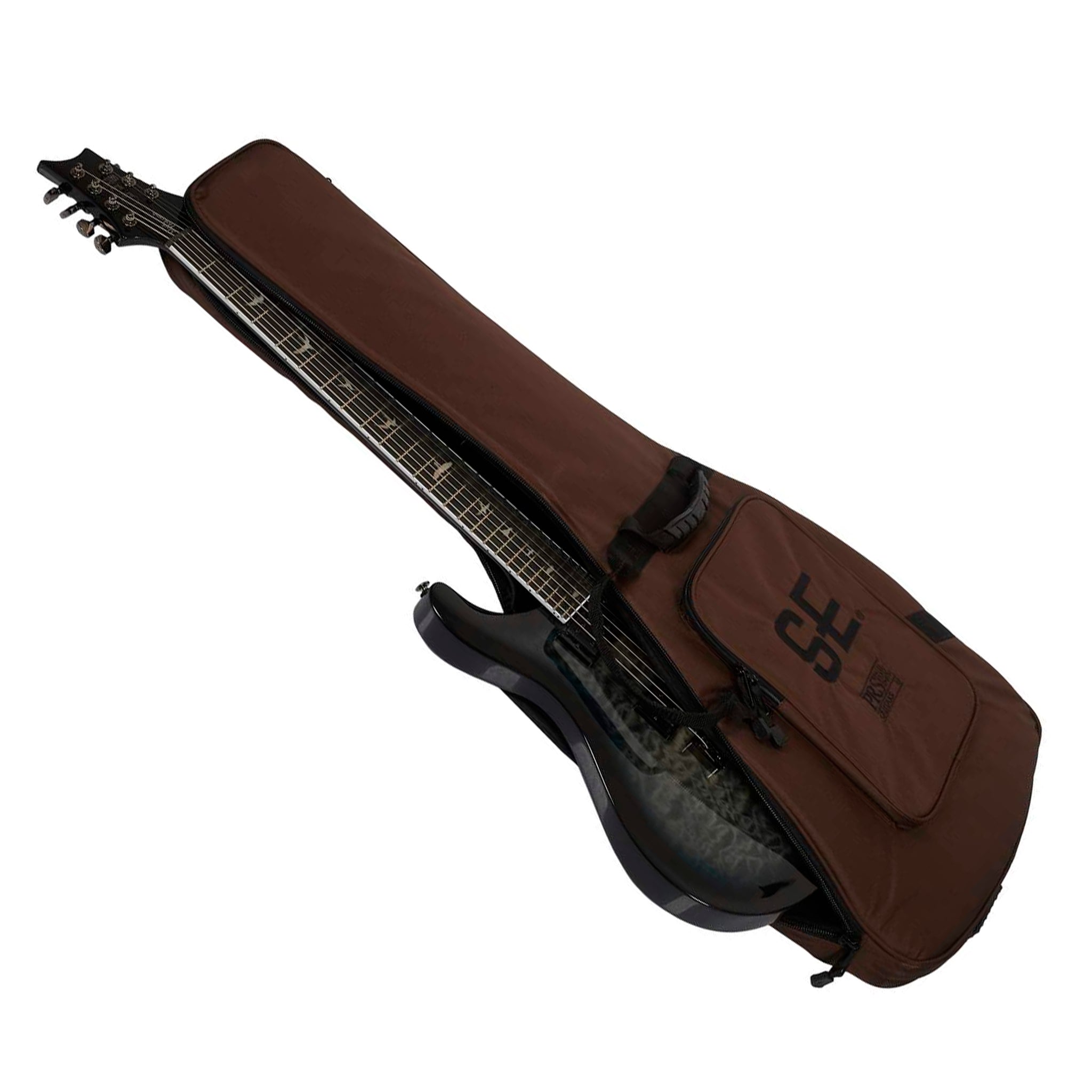 PRSE SE MARK, HOLCOMB BLUE BURST, GUITARRA ELECTRICA CON GIGBAG