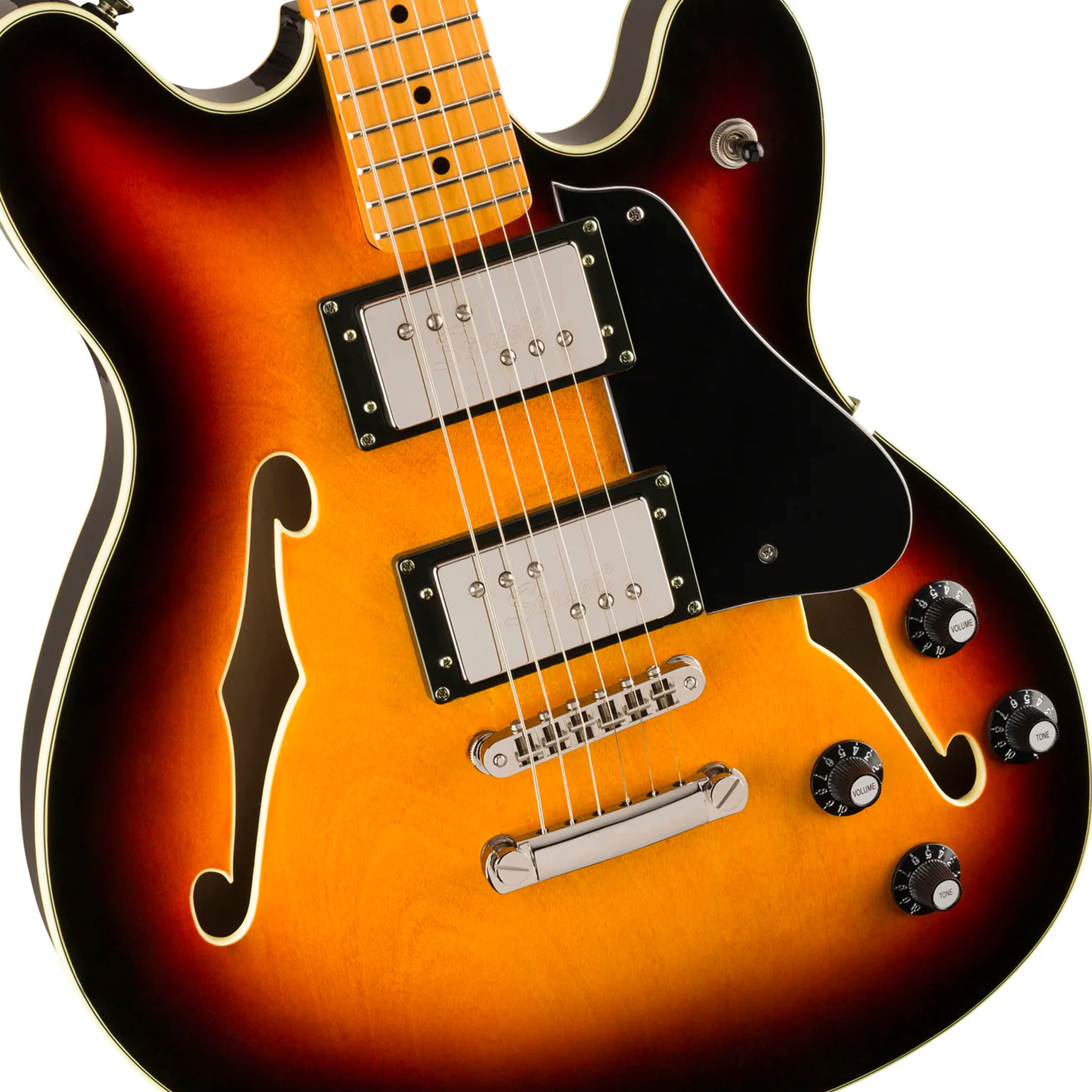Guitarra Electrica Squier CV Starcaster MN 3TS Sunburst