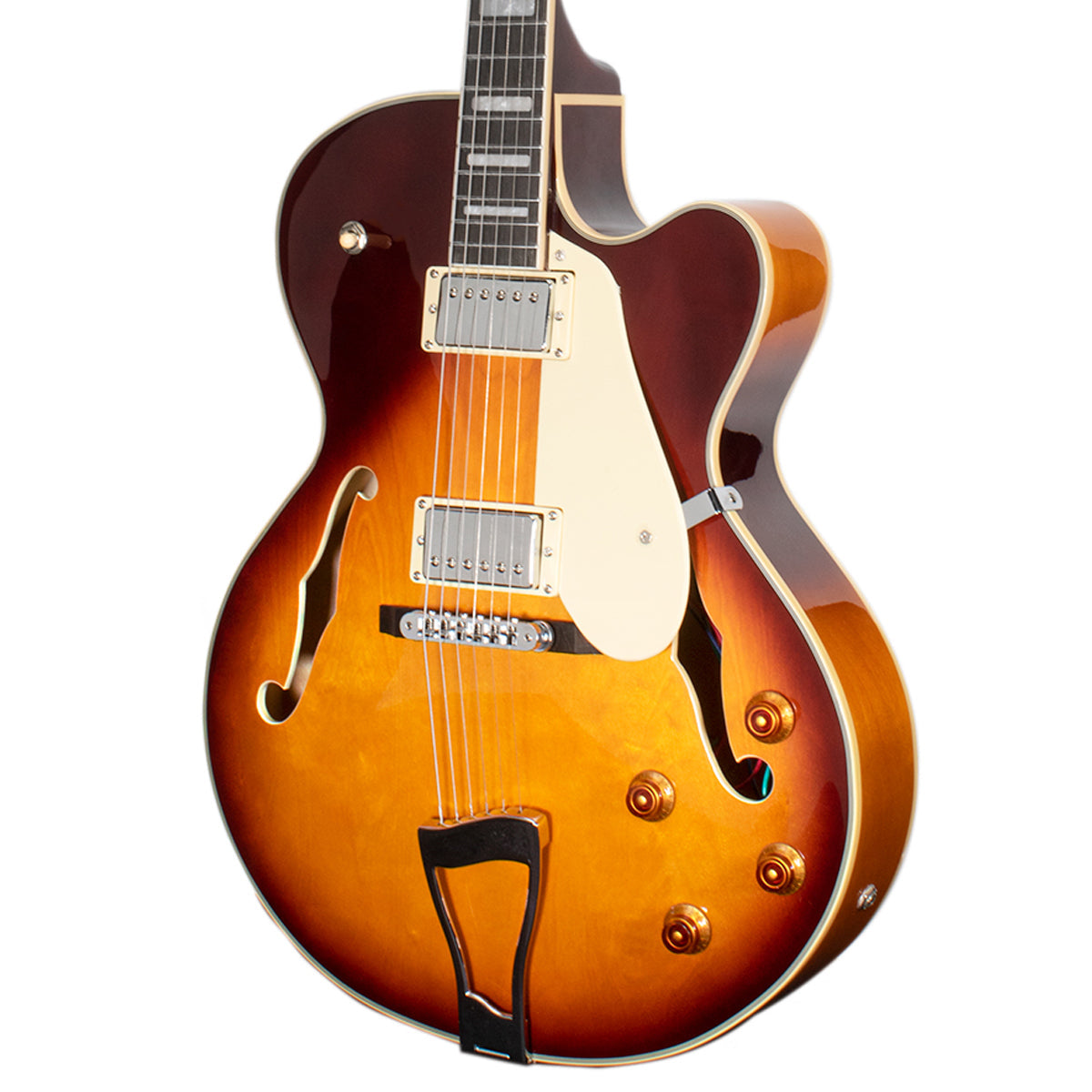 GUITARRA ELECTRICA MARS JAZZ ARCHTOP VIOLIN SUNBURST