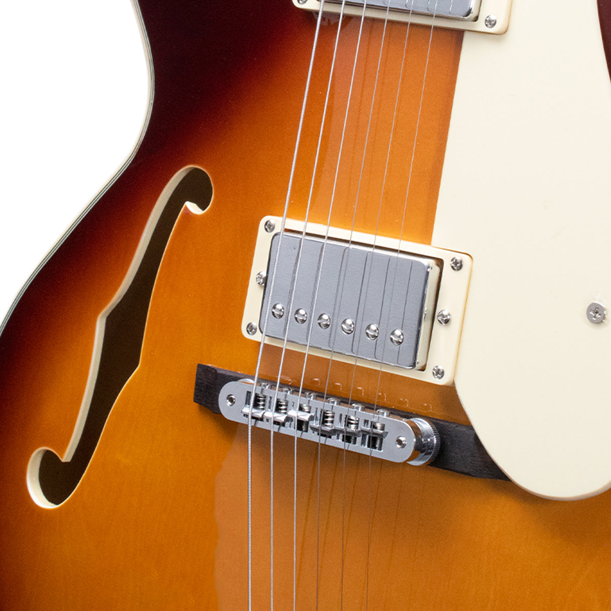 GUITARRA ELECTRICA MARS JAZZ ARCHTOP VIOLIN SUNBURST