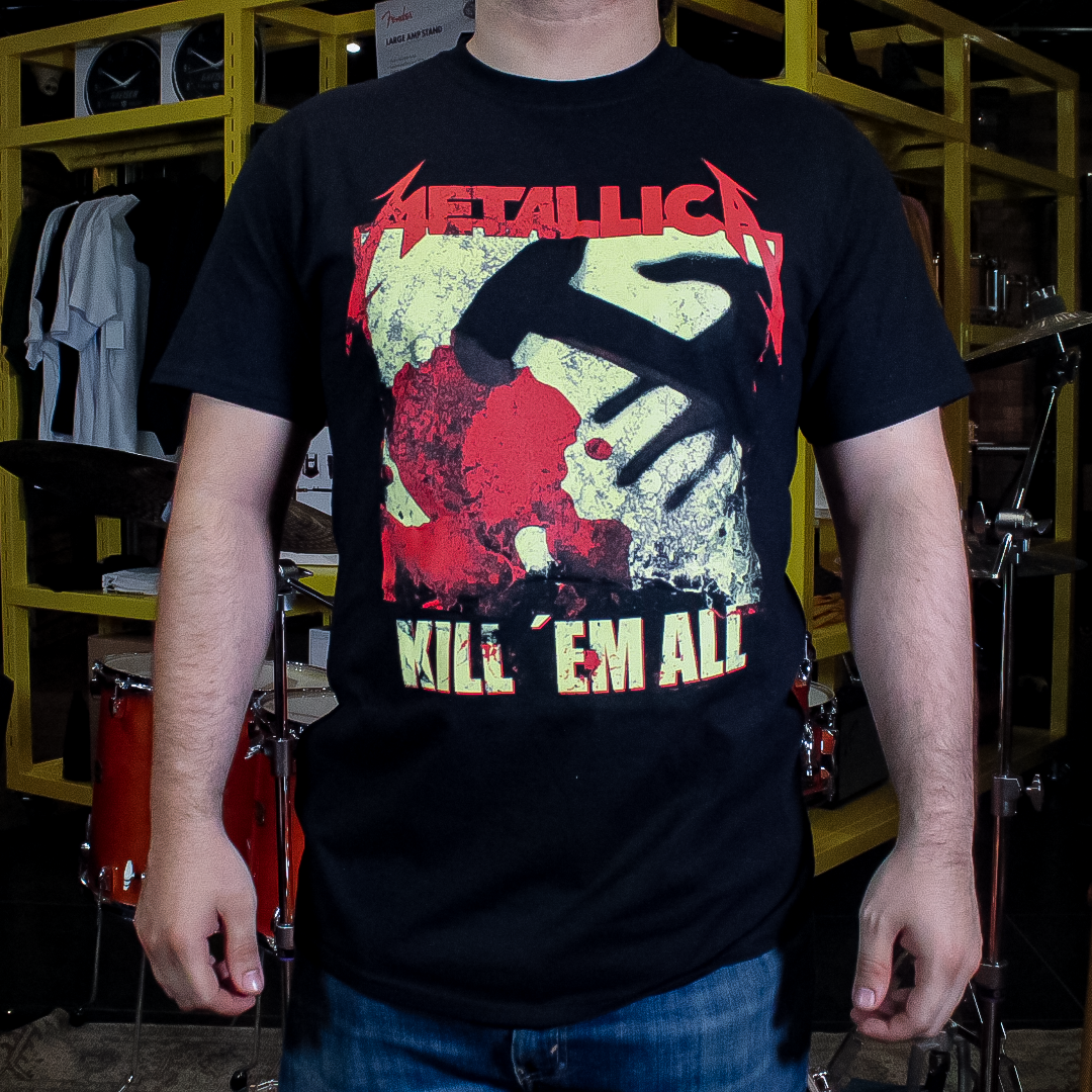 PLAYERA METALLICA KILL EM ALL TDMET001RT NE