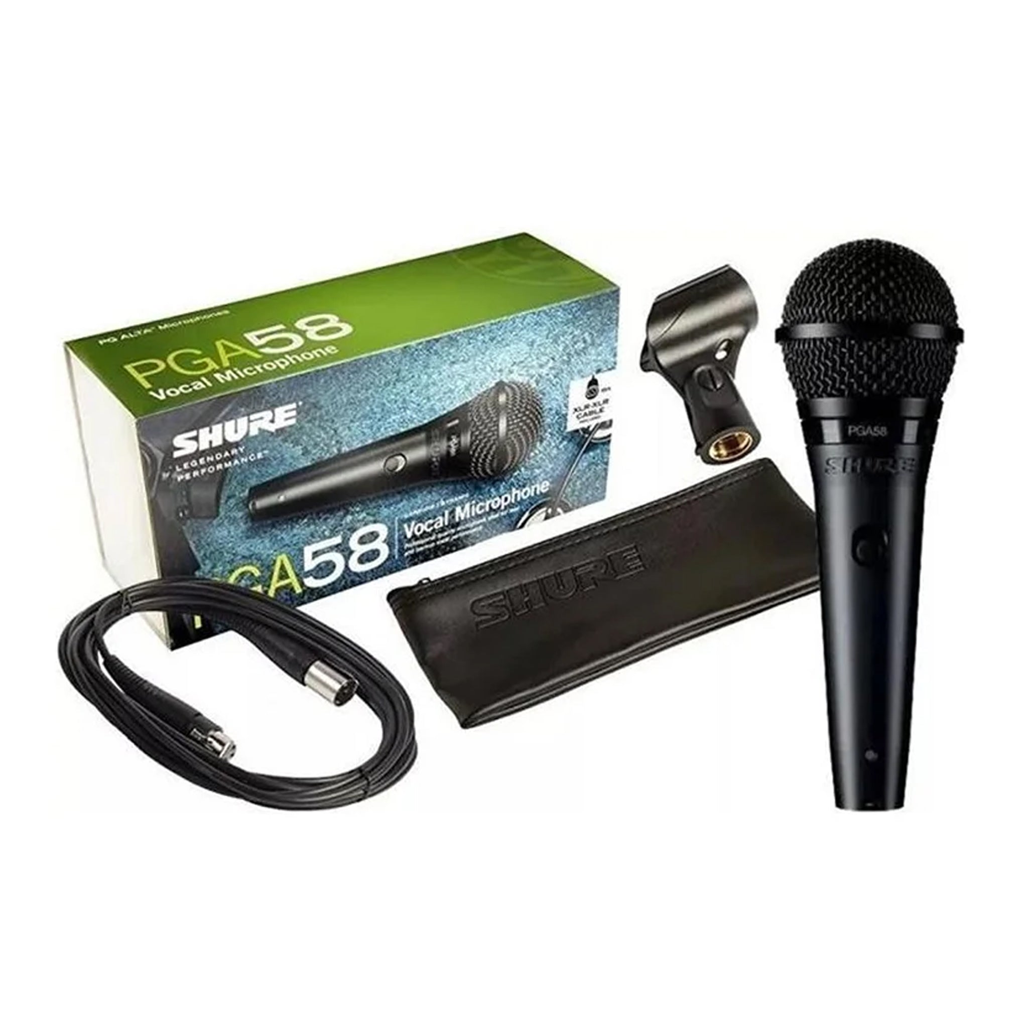 MICROFONO SHURE VOCAL DINA CARD PGA58-XLR