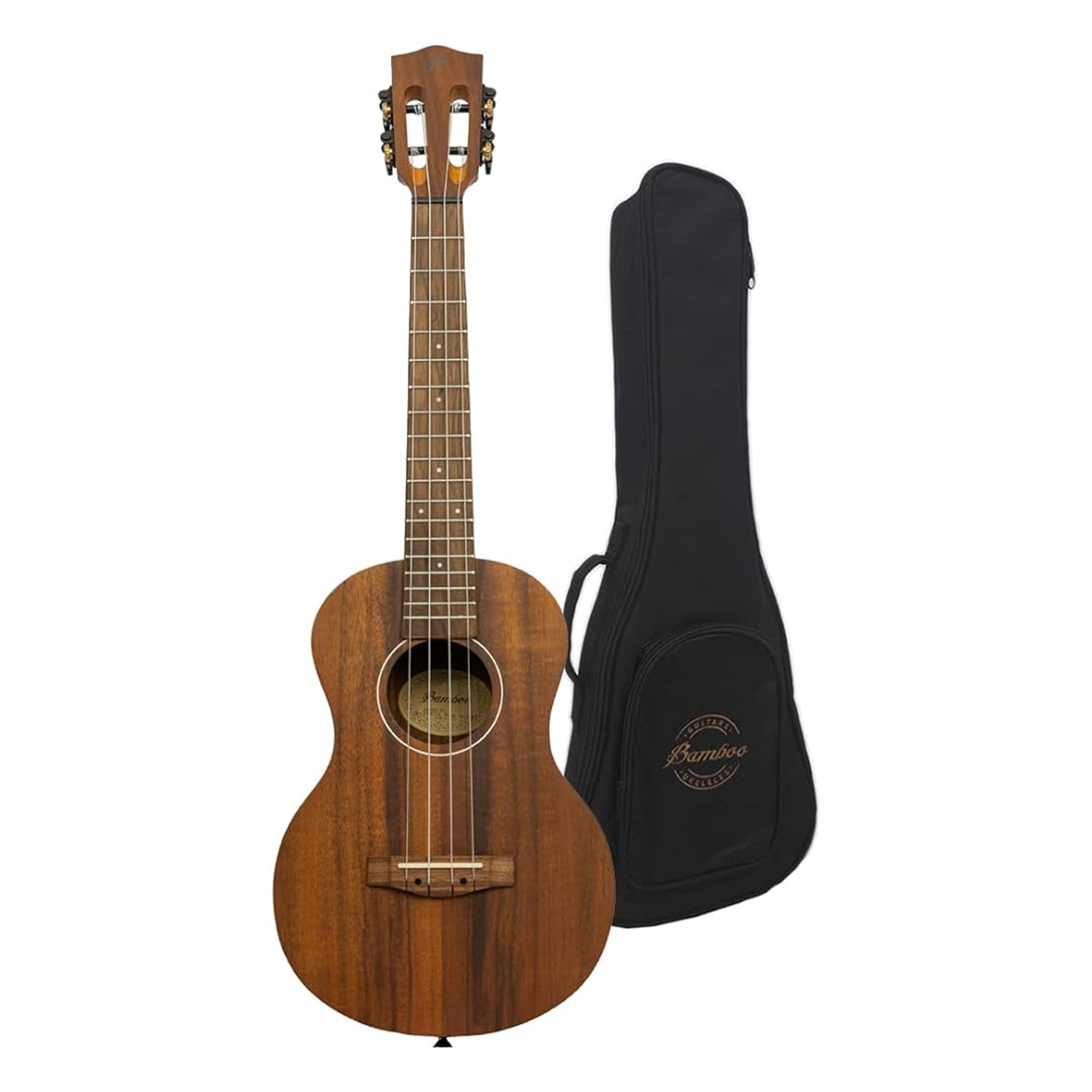 UKELELE BAMBOO CONCIERTO ELECTROACUSTICA KOA FUNDA ACOLCH U-23