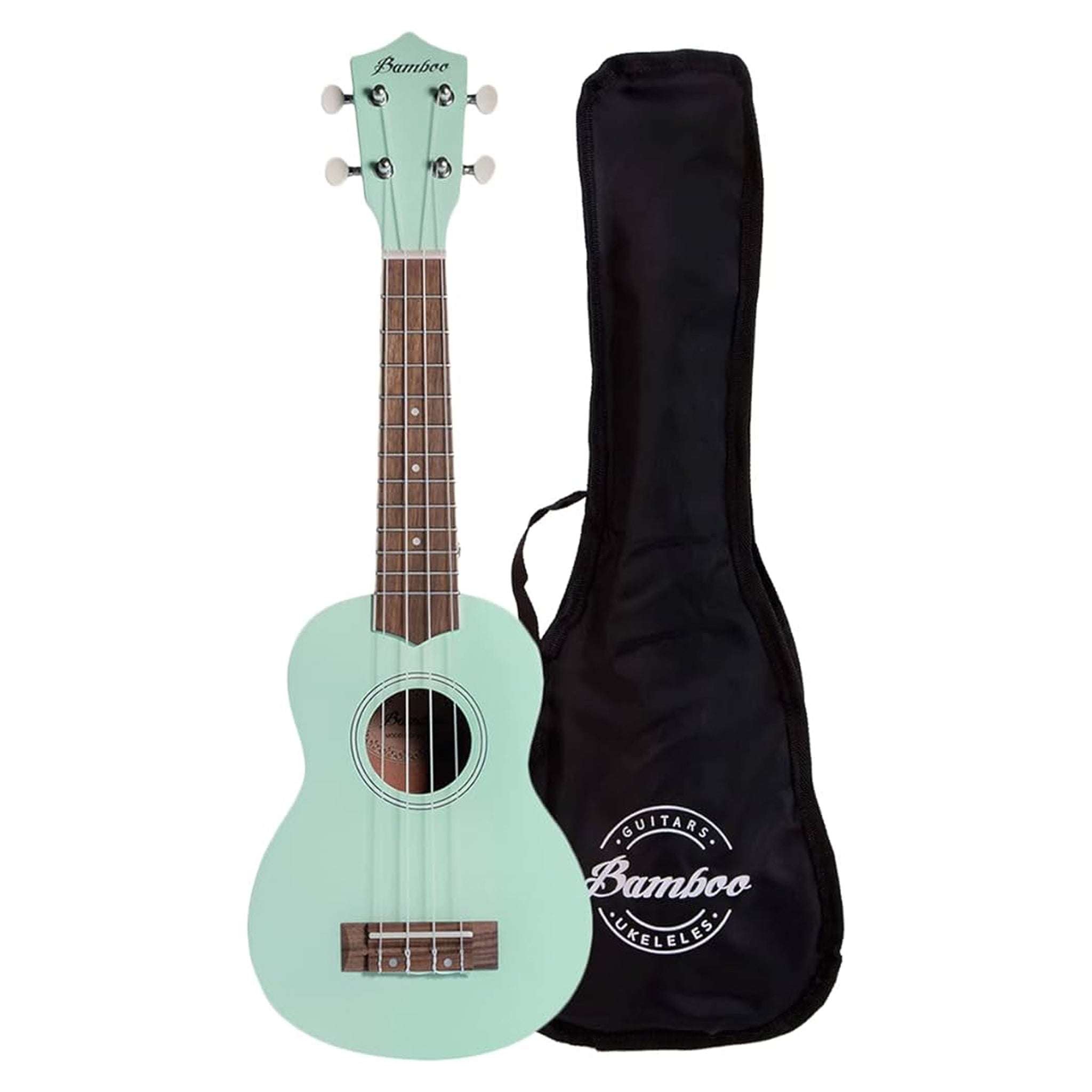 UKELELE BAMBOO SOPRANO ESTUDIO VERDE AGUA U-21-LGN C/FUNDA