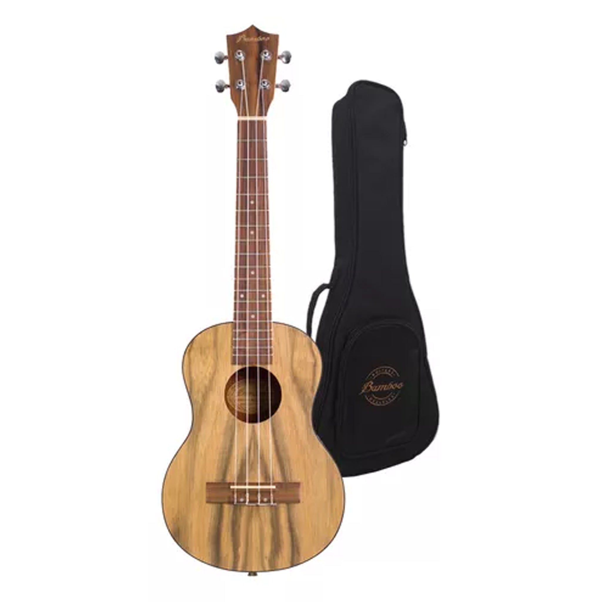 UKELELE BAMBOO TENOR WALNUT U-26-WALNUT C/FUNDA