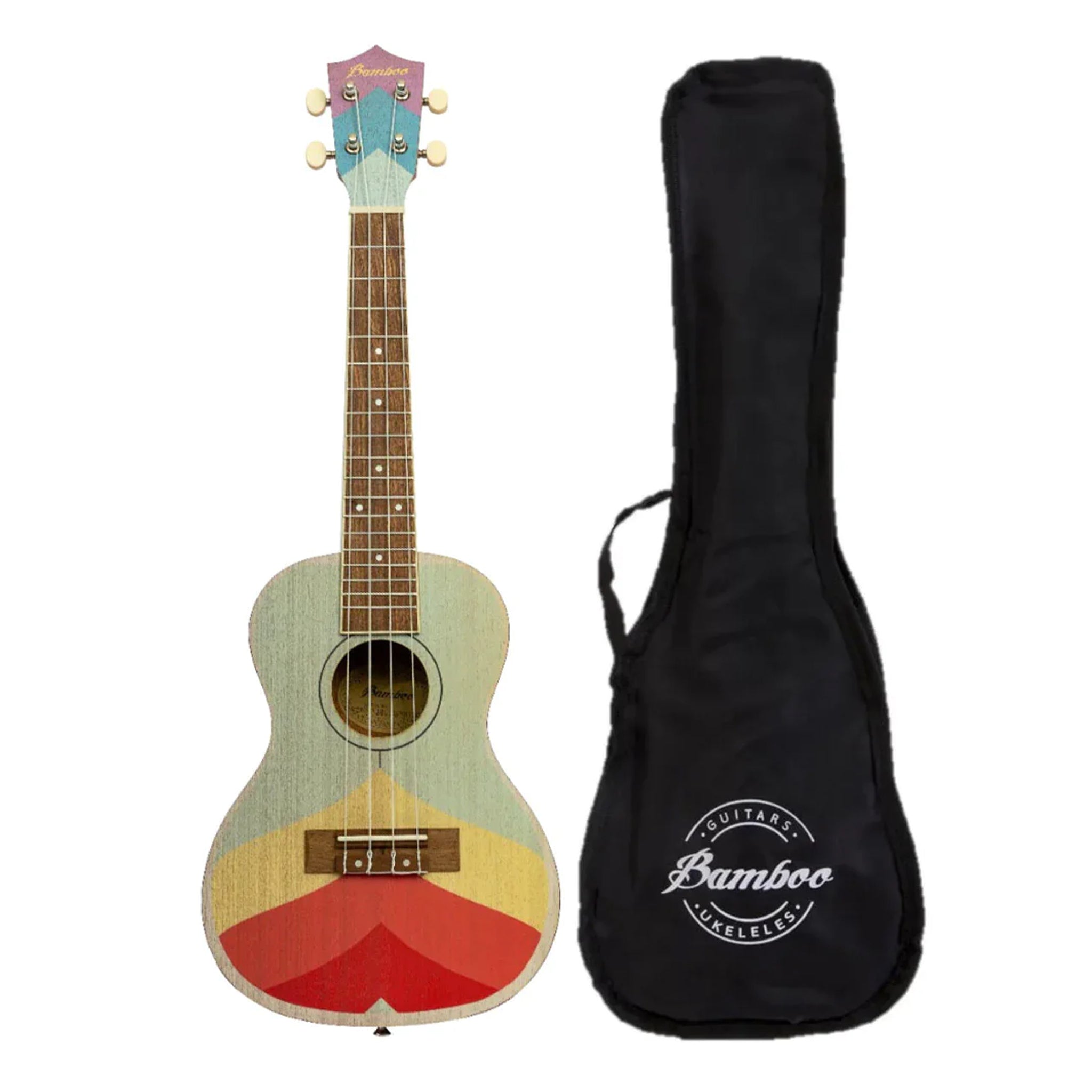 UKELELE BAMBOO CONCIERTO UNIVERSAL PARADISE U-23 C/FUNDA