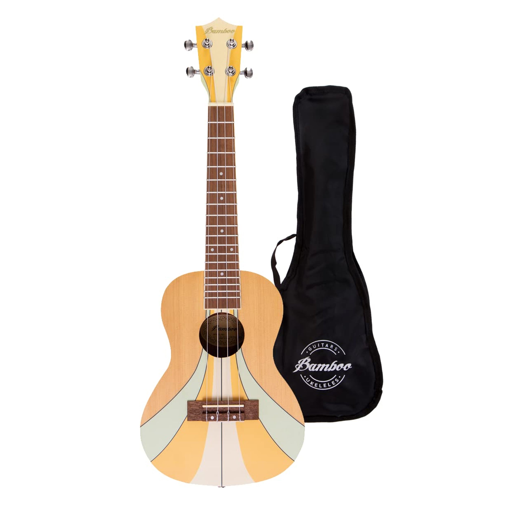 UKELELE BAMBOO CONCIERTO CALM SKYLINE U-23 C/FUNDA