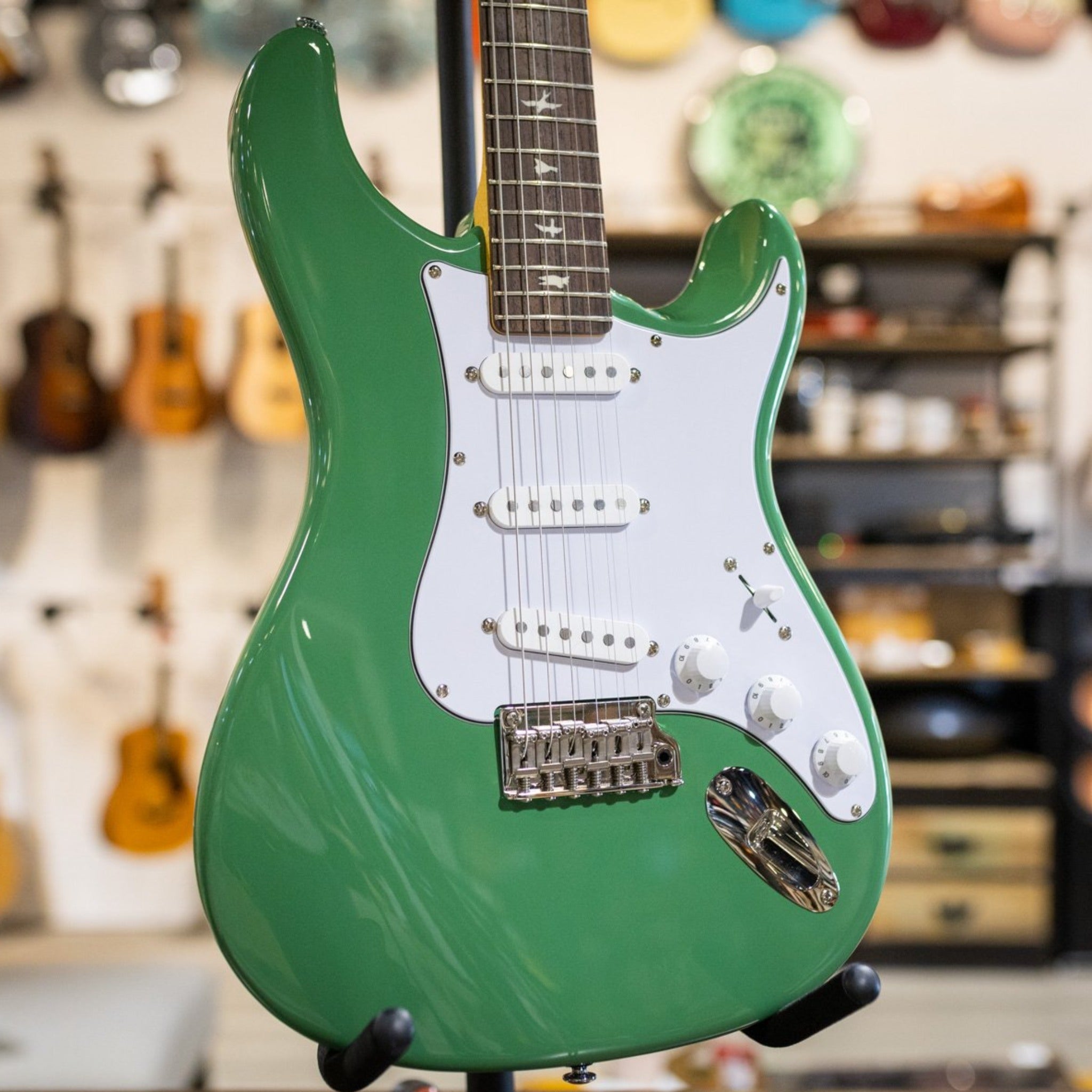 PRS SE SILVER SKY EVERGREEN CON GIG BAG