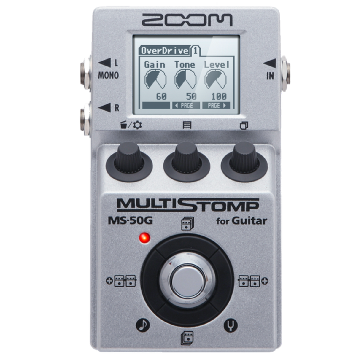 PEDAL DE EFECTOS ZOOM MULTISTOMP GUITAR 1