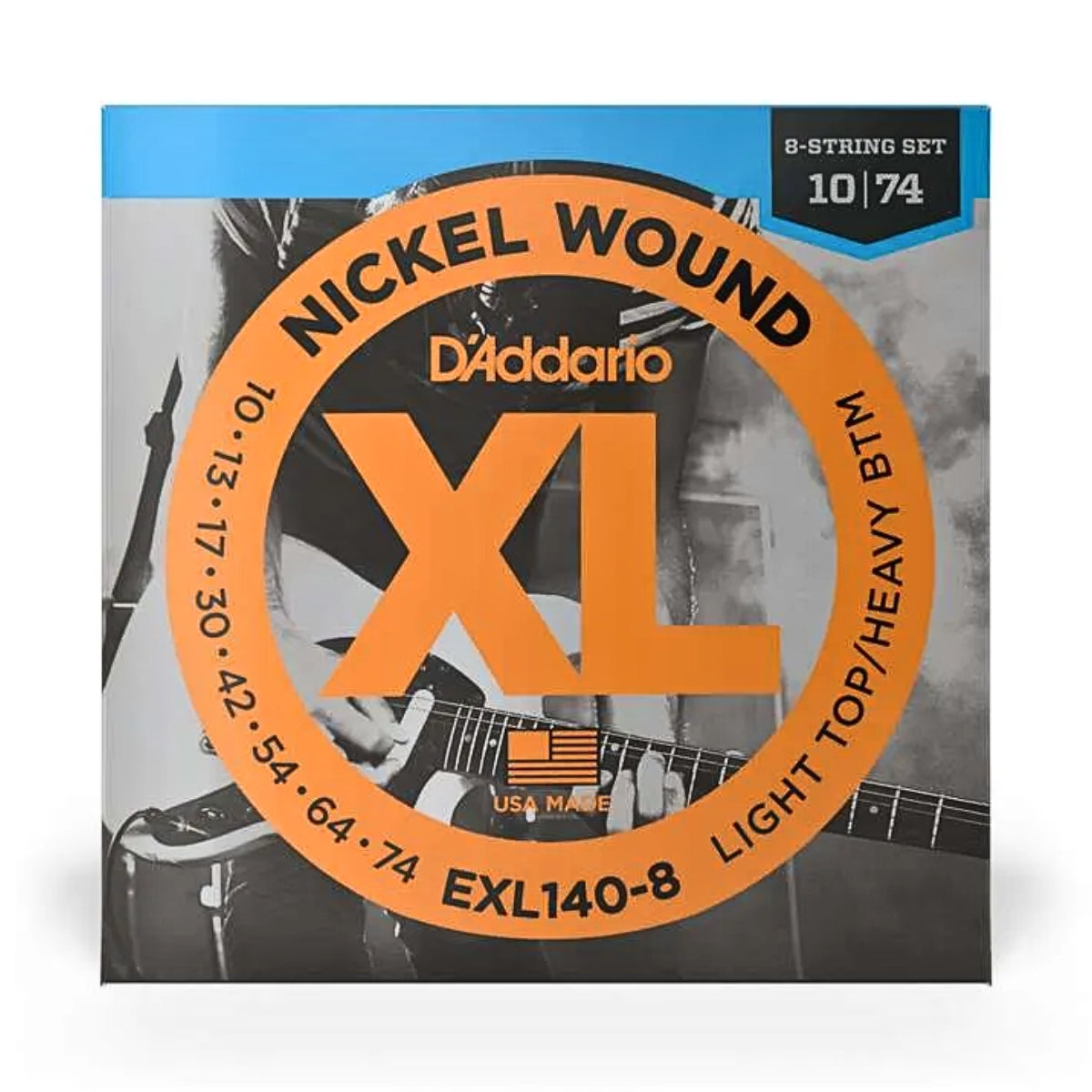 ENCORDADURA DADDARIO GUITARRA 8 CDAS EXL-140-8