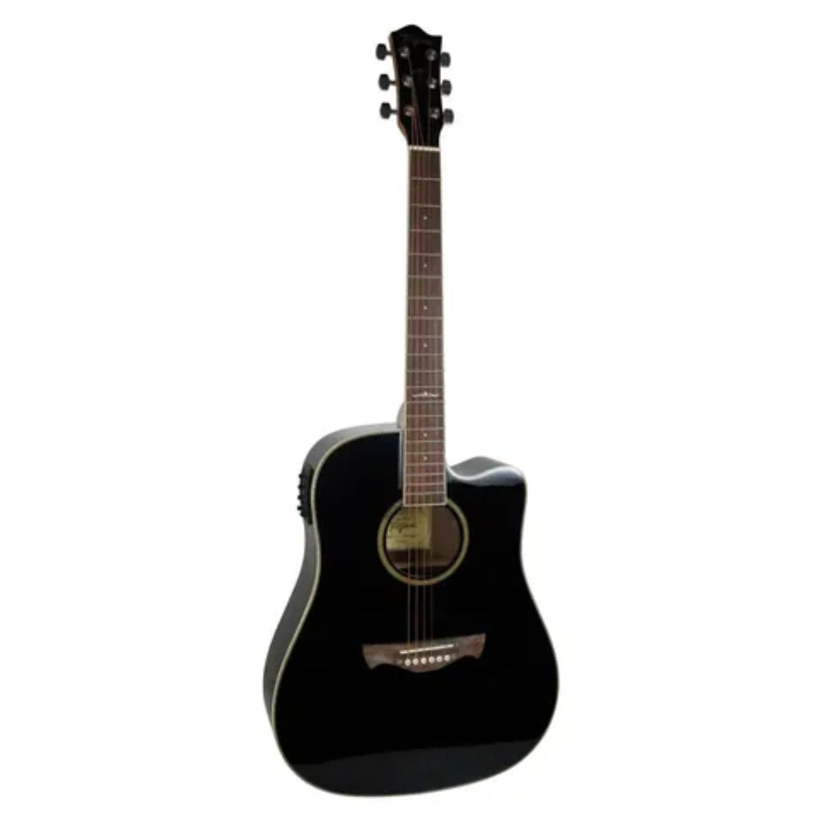 GUITARRA ELECTROACUSTICA TAGIMA MODENA ACERO SAPELI NEGRO MODENA-ACERO-EQ-BK