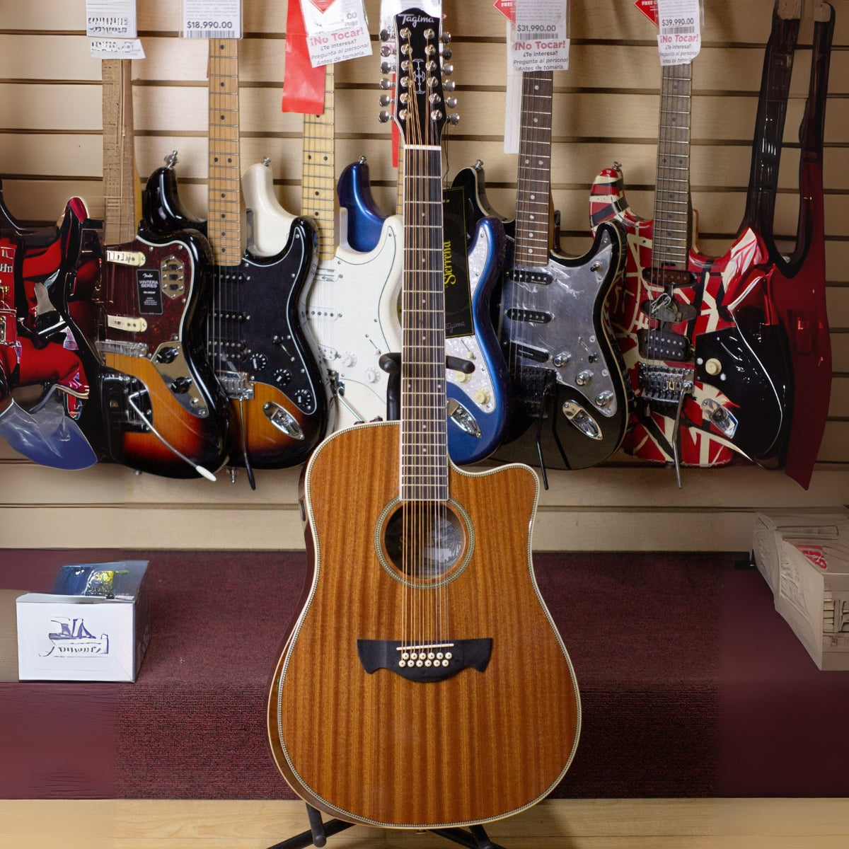 Guitarra Sierreña Docerola Tagima 12 Cuerdas Electroacústica Natural (SIERREÑA-XII-EQ-NT)