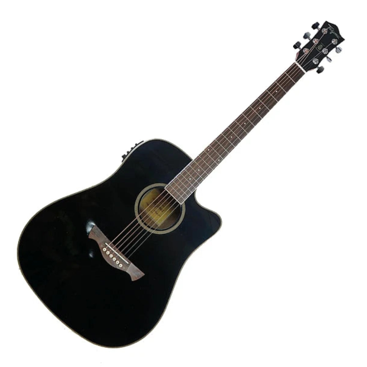 GUITARRA ELECTROACUSTICA TAGIMA MODENA ACERO SAPELI NEGRO MODENA-ACERO-EQ-BK