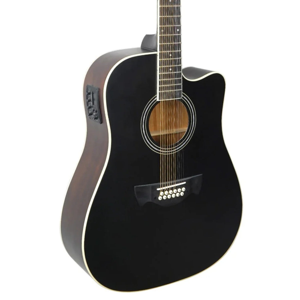 GUITARRA ELECTROACUSTICA TAGIMA RIO BRAVO DOCEROLA NEGRO RIO BRAVO-XII-EQ BKS