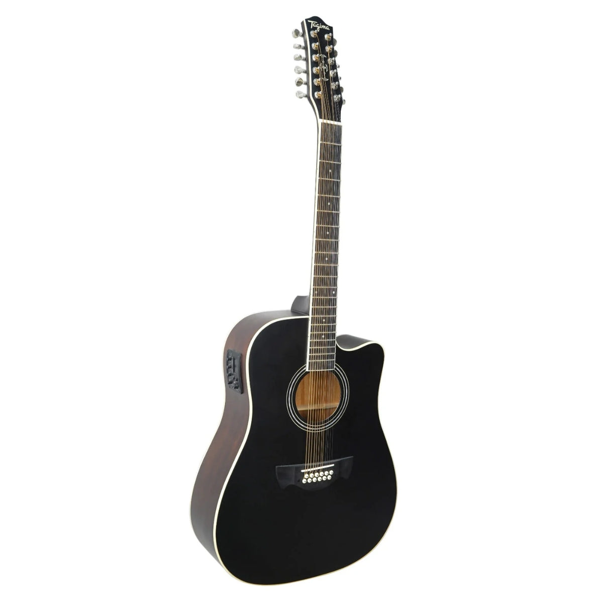 GUITARRA ELECTROACUSTICA TAGIMA RIO BRAVO DOCEROLA NEGRO RIO BRAVO-XII-EQ BKS