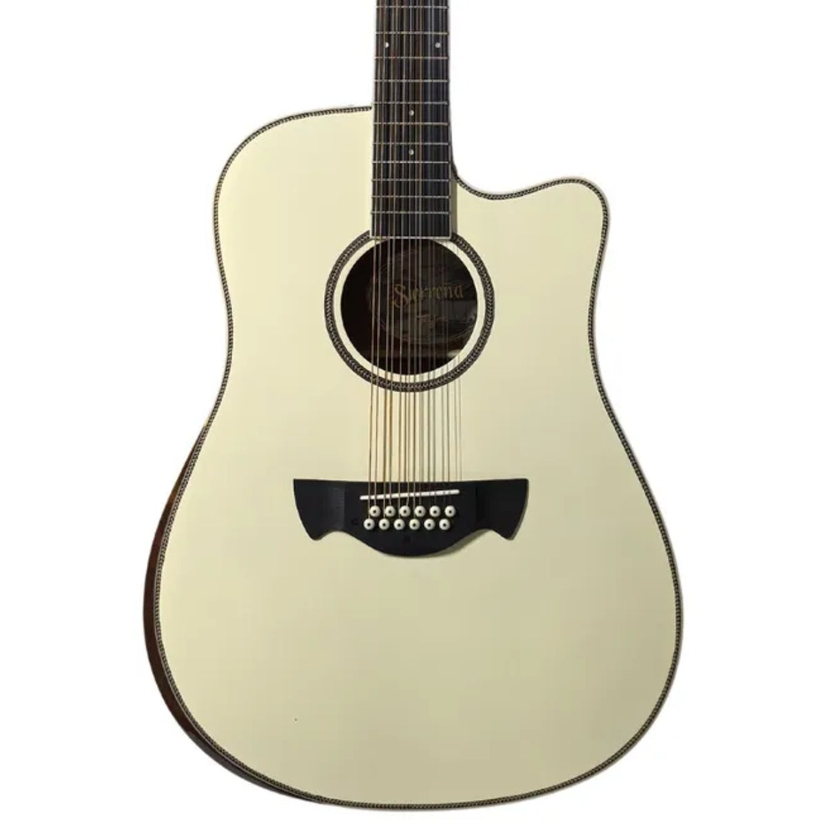 GUITARRA ELECTROACUSTICA TAGIMA RIO BRAVO DOCEROLA BLANCA RIO BRAVO-XII-EQ OWHS