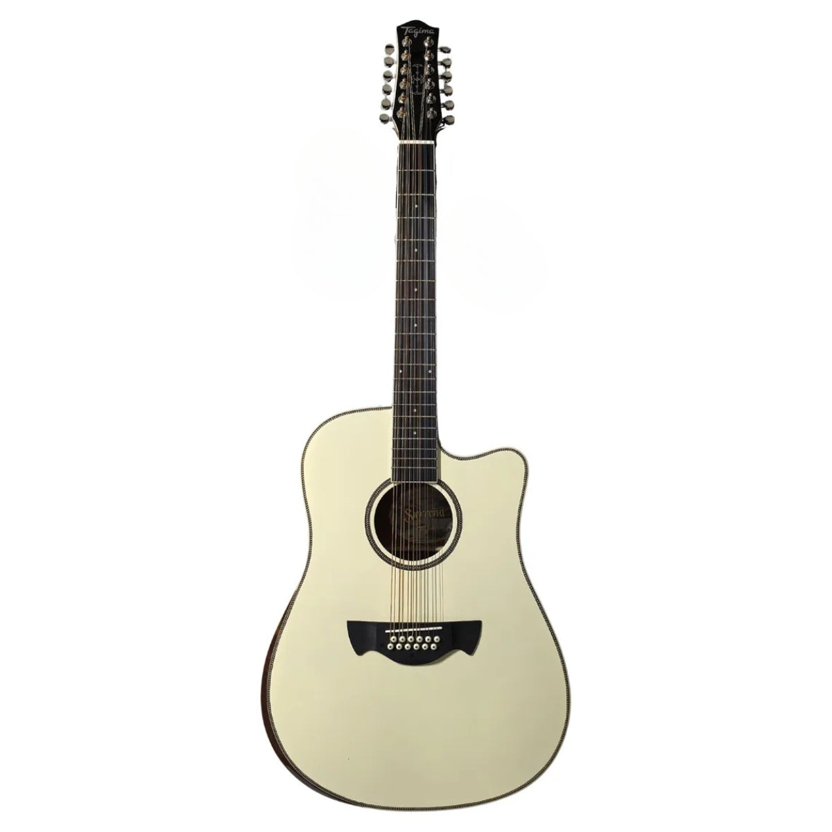 GUITARRA ELECTROACUSTICA TAGIMA RIO BRAVO DOCEROLA BLANCA RIO BRAVO-XII-EQ OWHS