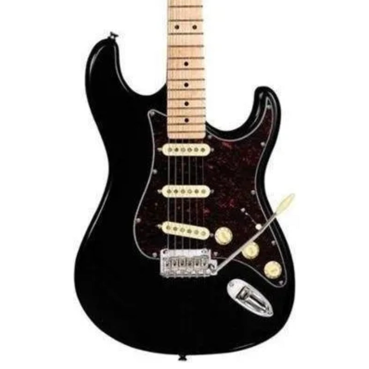 GUITARRA ELECTRICA TAGIMA TIPO ST NEGRO T-635-BK-LF-TT