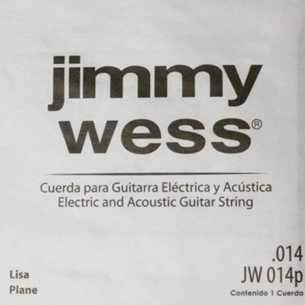 CUERDA P/GUITARRA ELECTRICA/ACUSTICA JIMMYWESS LISA 014 (2A)