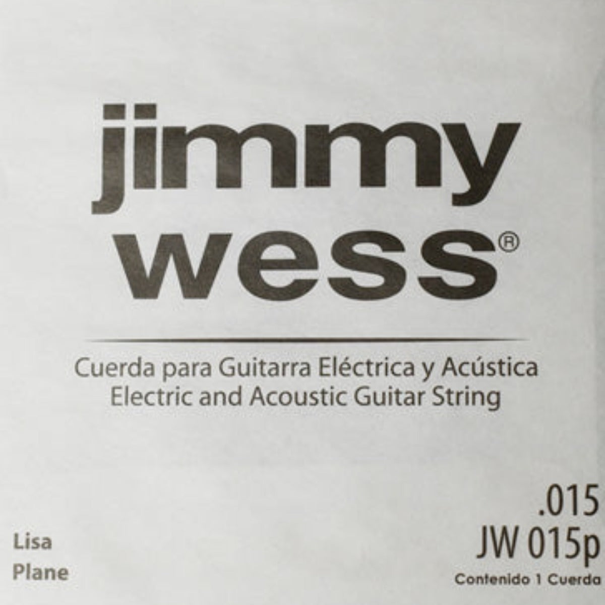 CUERDA P/GUITARRA ELECTRICA/ACUSTICA JIMMYWESS LISA (015)