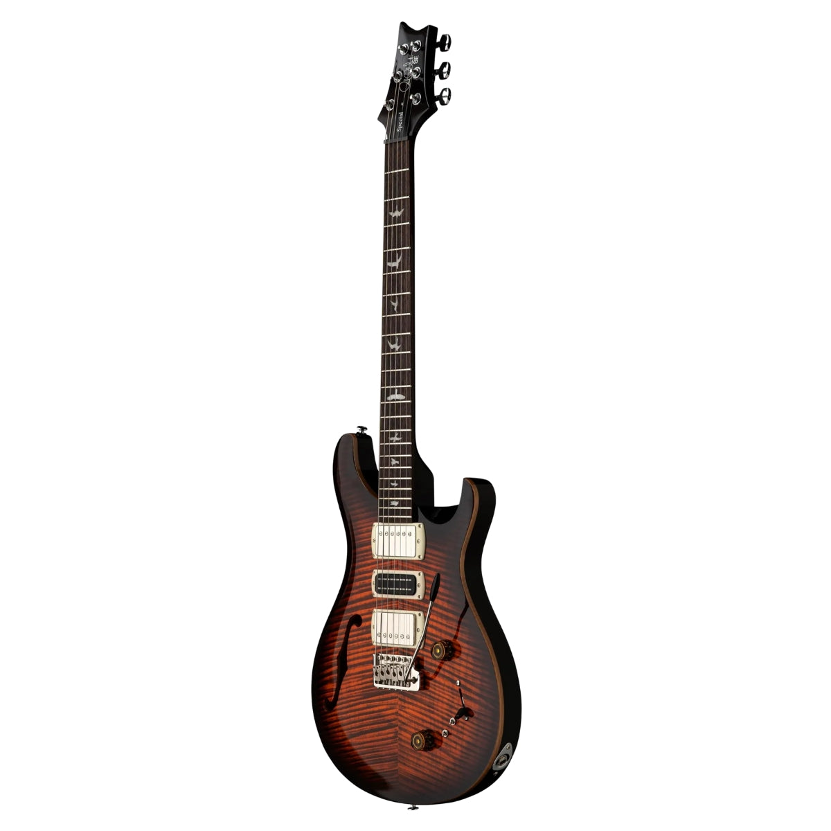 Guitarra Eléctrica PRS SE Special Semi-Hollow Orange Tiger Smokeburst