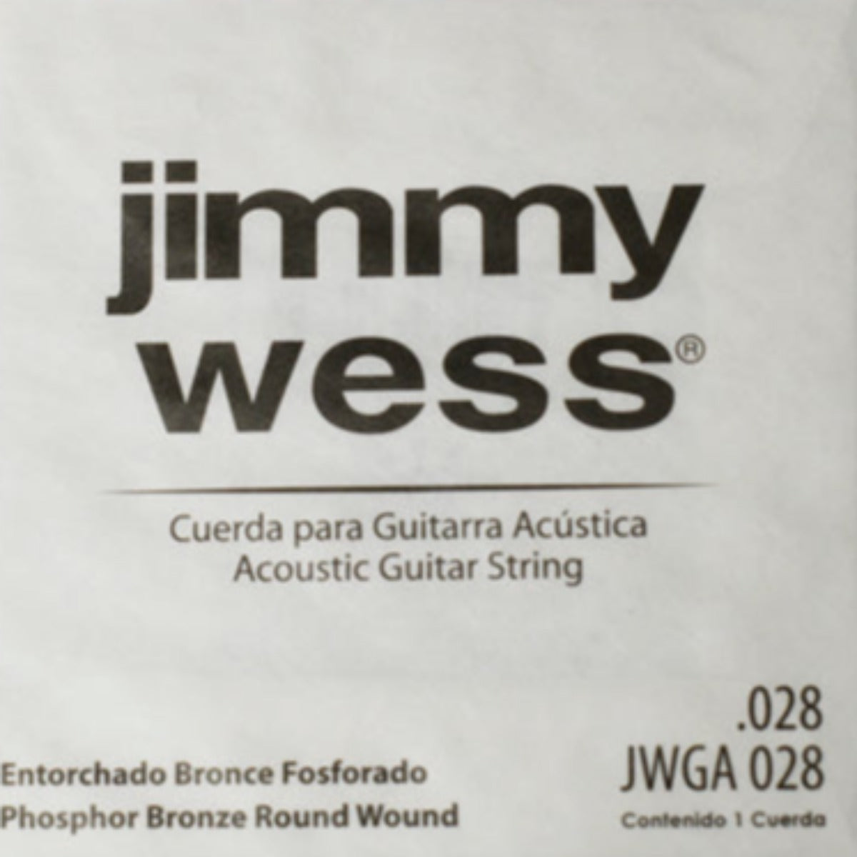 CUERDA P/GUITARRA ELECTROACUSTICA JIMMYWESS 4A 28