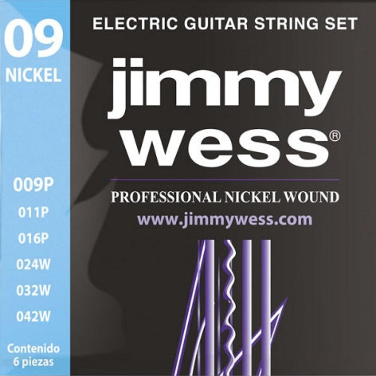 CUERDA P/GUITARRA ELECTRICA JIMMYWESS PRO 5A NIQ 32