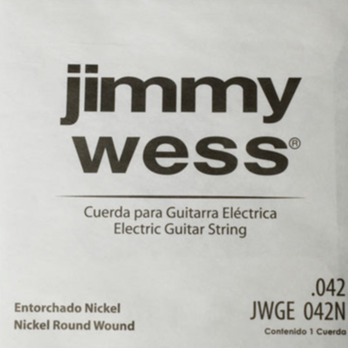 CUERDA P/GUITARRA ELECTRICA JIMMY WESS PRO .042 ACE