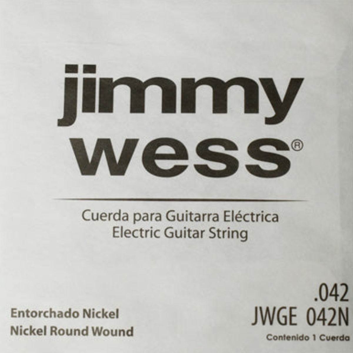 CUERDA P/GUITARRA ELECTRICA JIMMYWESS PRO 6A NIQ42