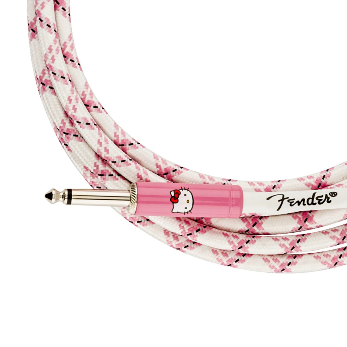 Cable Fender Original x Hello Kitty 3m Woven White | Edición Especial