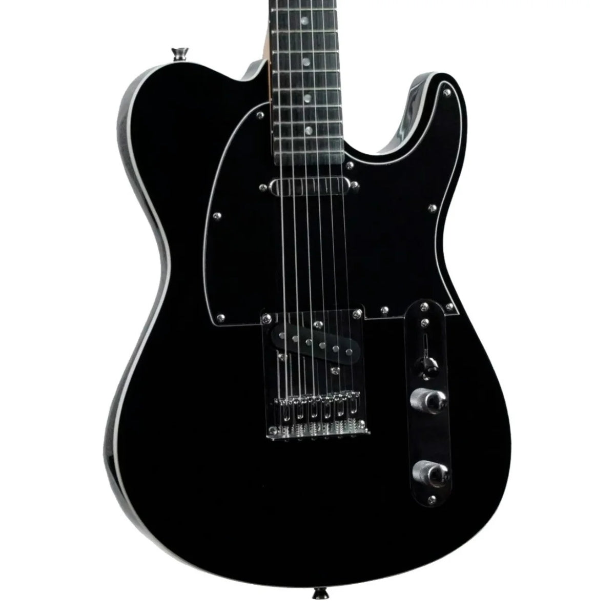 GUITARRA ELECTRICA TAGIMA ST BASSWOOD NEGRO SIXMART-CA-DF-BK