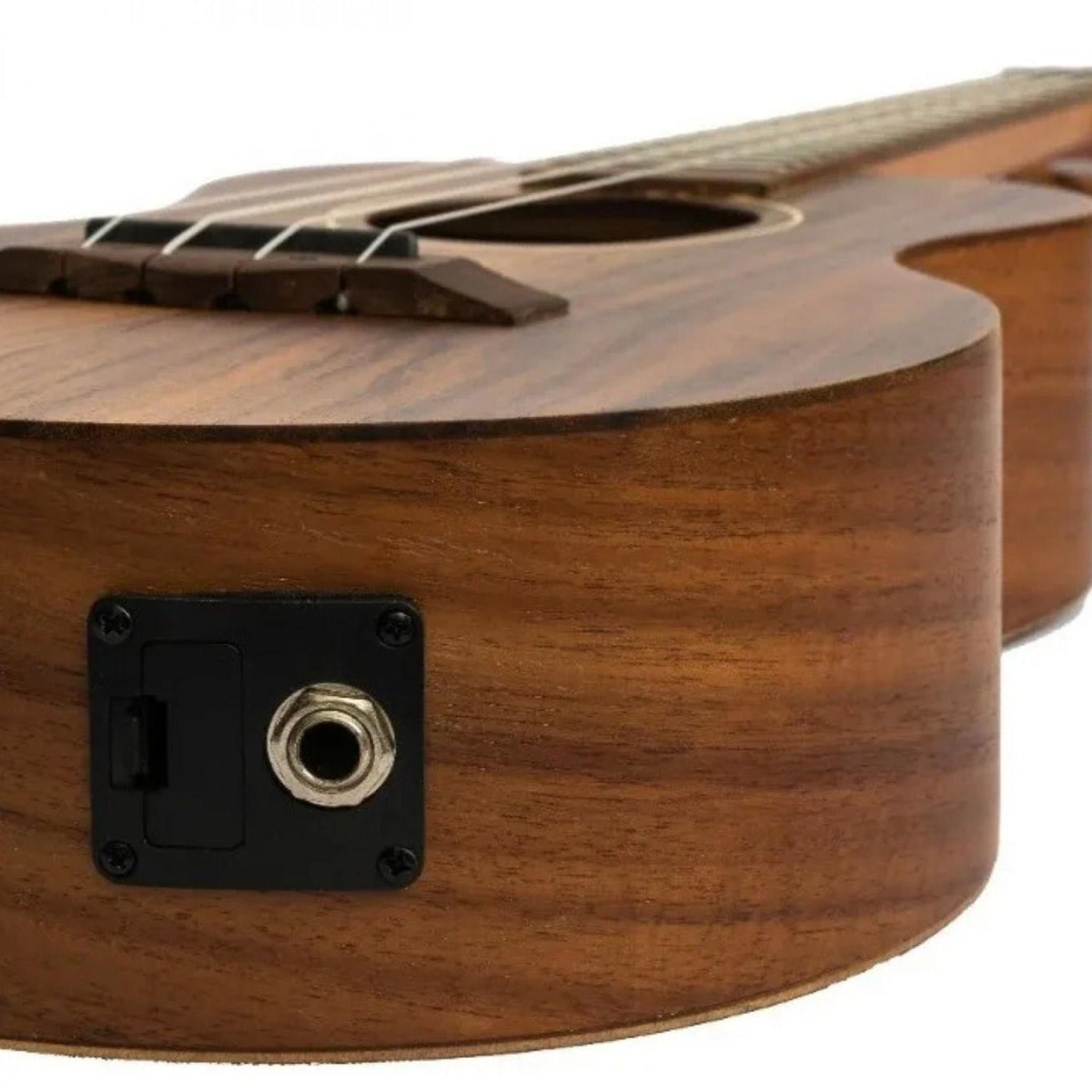 UKELELE BAMBOO CONCIERTO ELECTROACUSTICA KOA FUNDA ACOLCH U-23