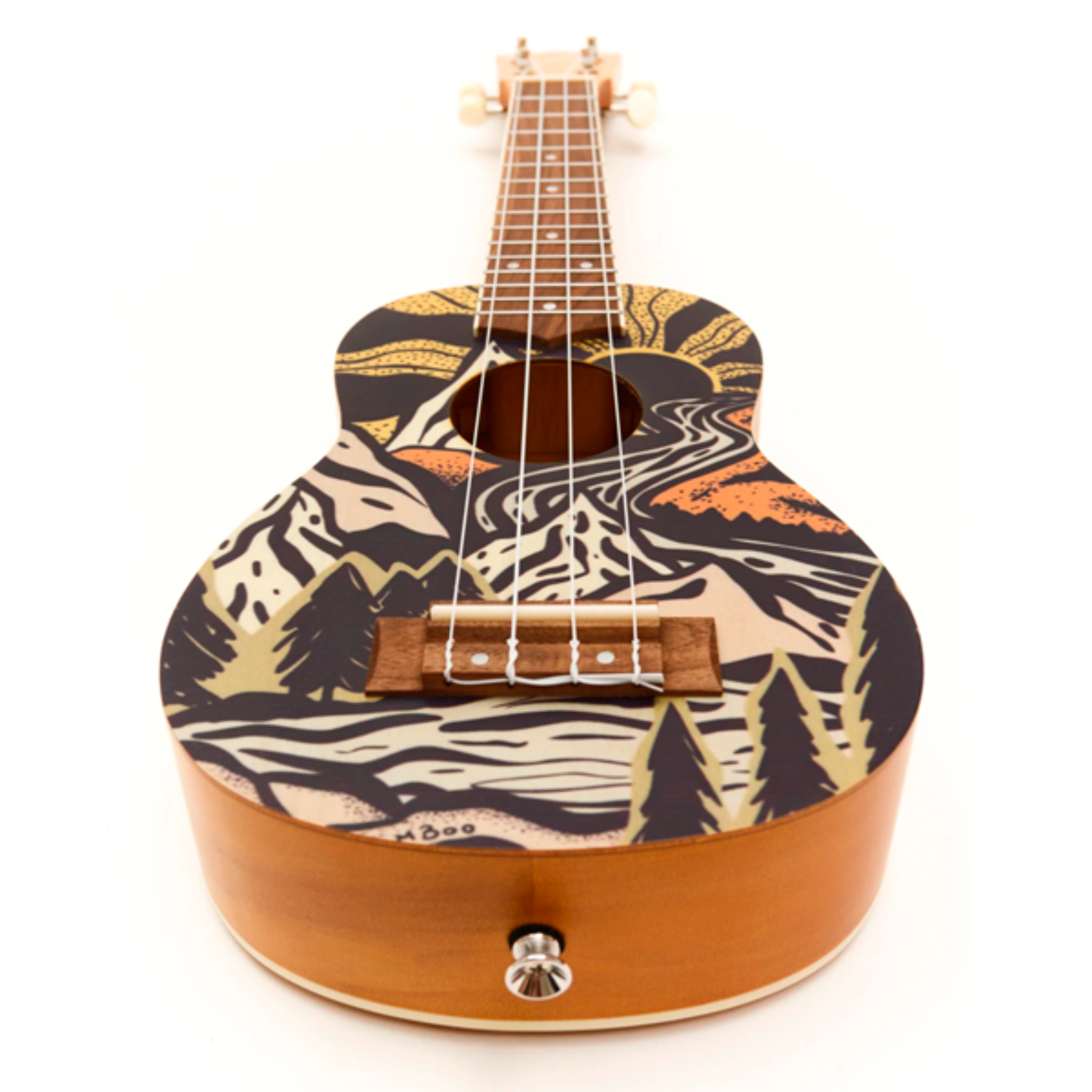 UKULELE SOPRANO BAMBOO FOREST C/FUNDA