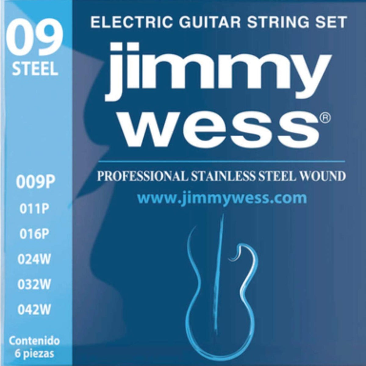 CUERDA P/GUITARRA ELECTRICA JIMMYWESS PRO 4A NIQ26