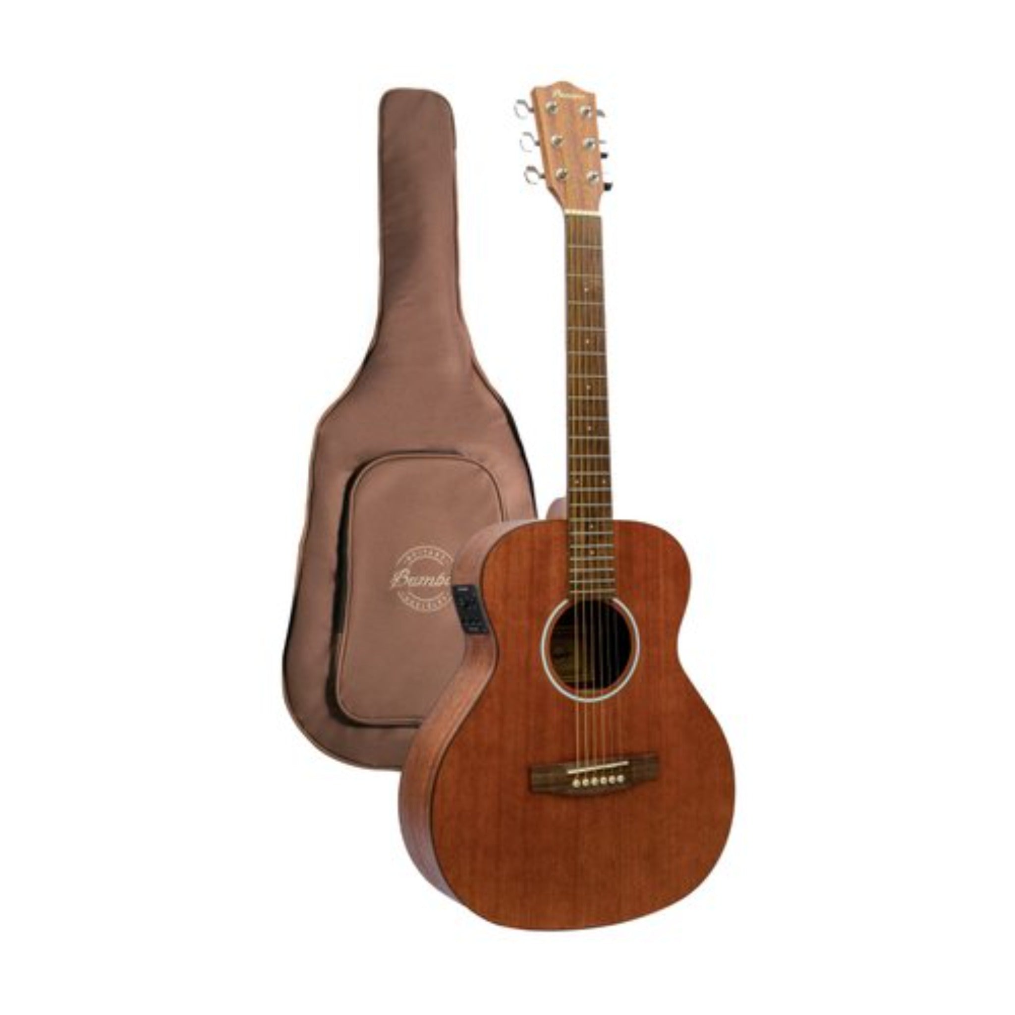 GUITARRA ELECTROACUSTICA BABY BAMBOO MAHOGANY 34" C/FUNDA