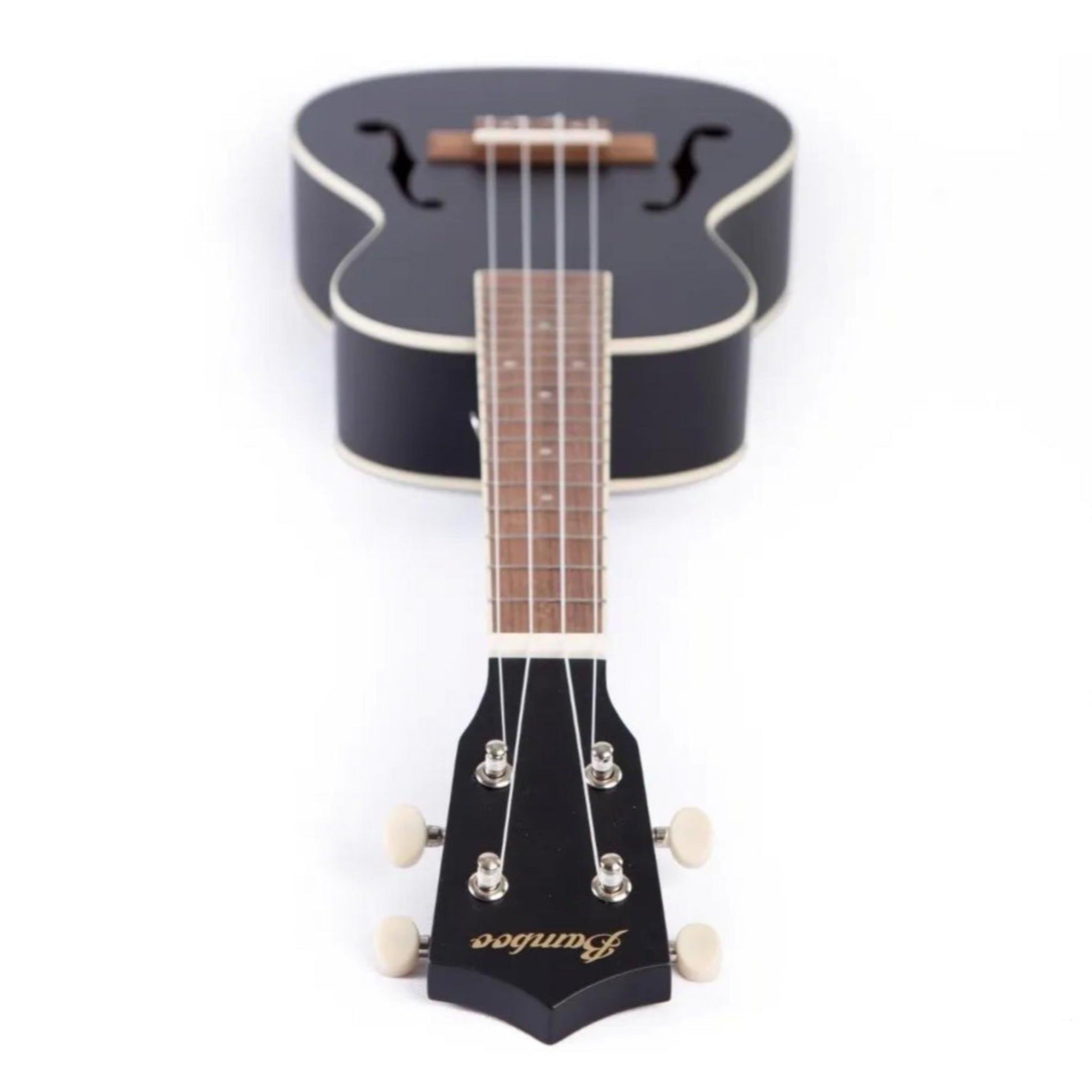 UKULELE CONCIERTO BAMBOO VIOLIN NEGRO C/FUNDA