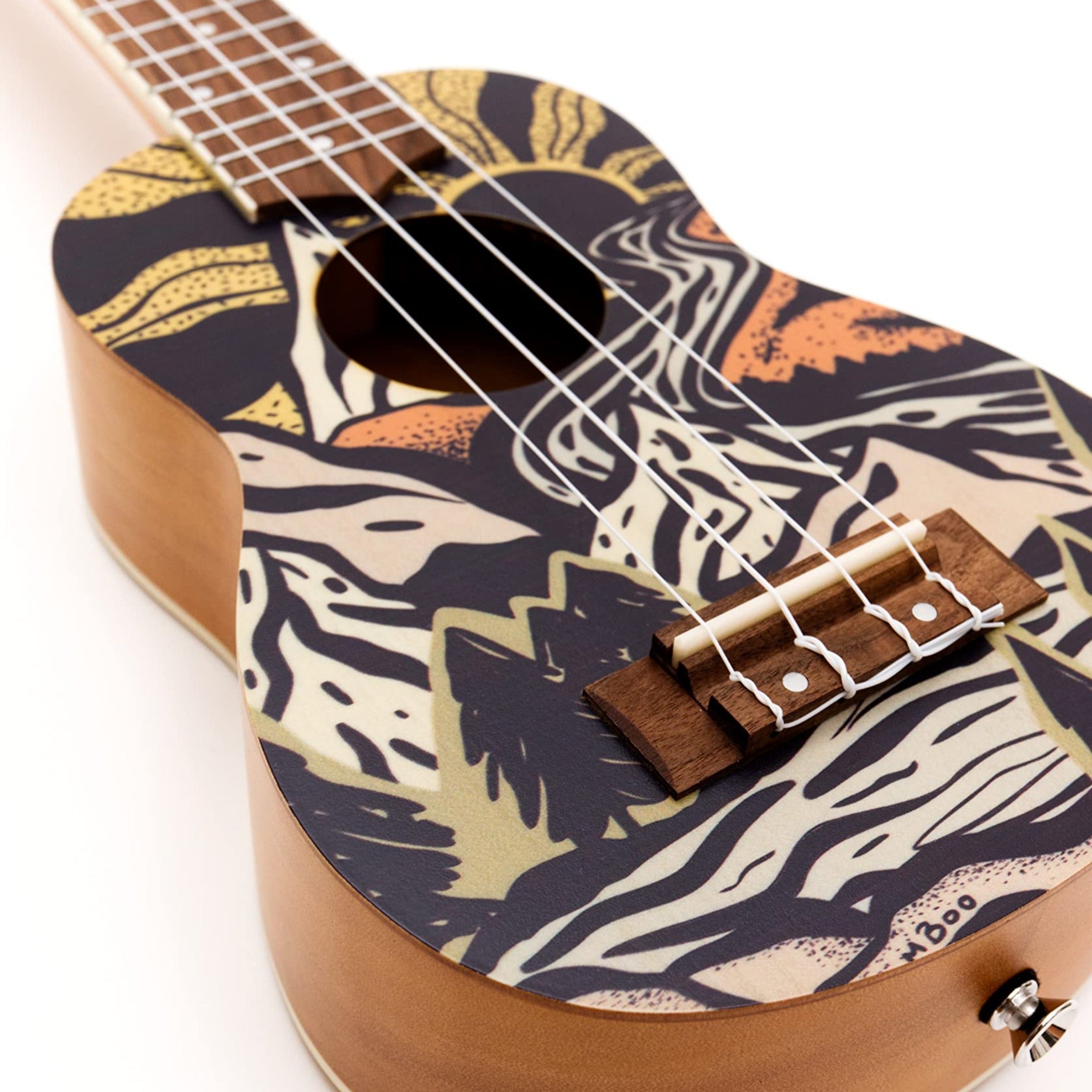 UKULELE SOPRANO BAMBOO FOREST C/FUNDA