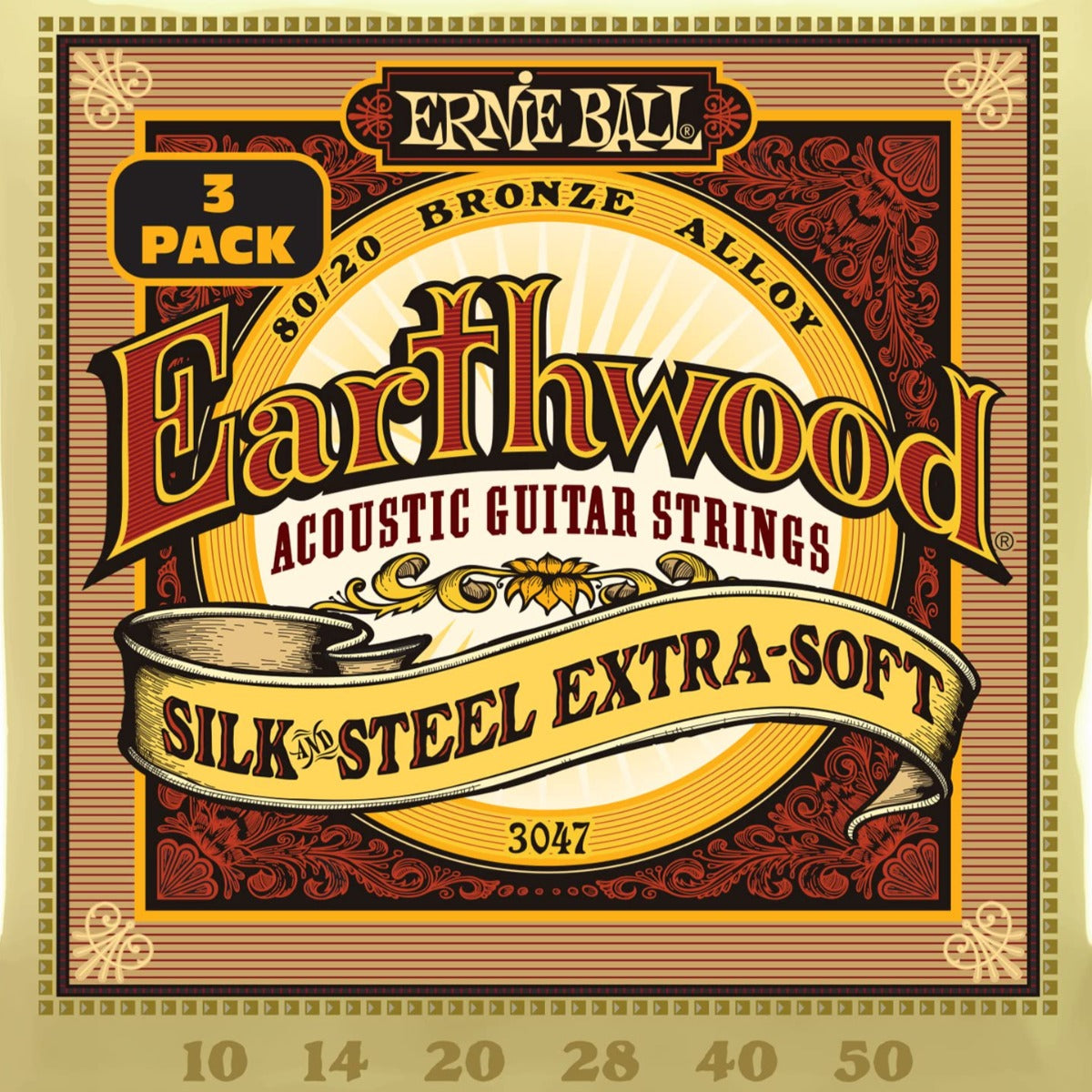 CUERDA P/GUITARRA ACUSTICA ERNIE BALL EARTHWOOD BCE050 (6A)