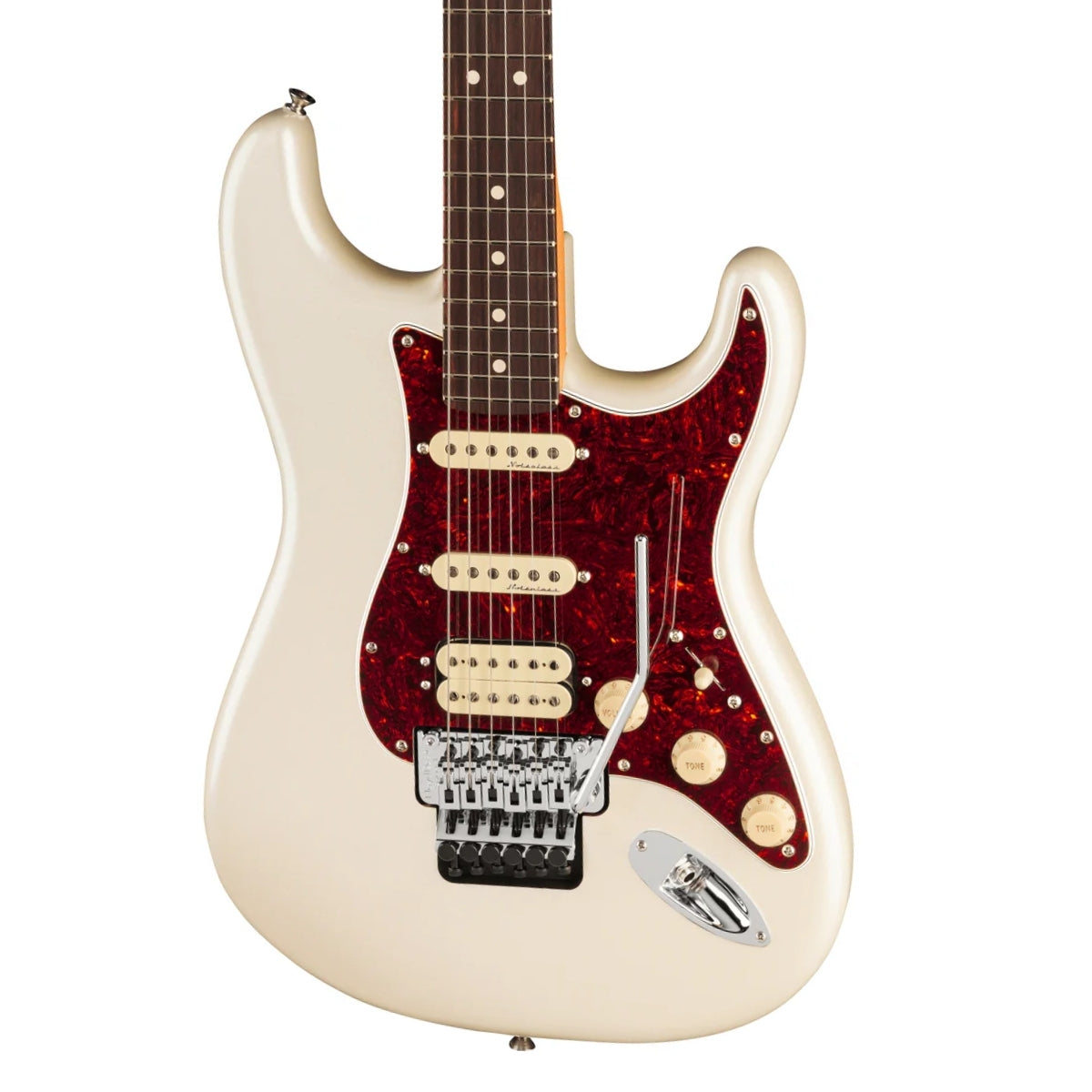 Guitarra Eléctrica Fender Player II Stratocaster HSS Floyd Rose Olympic Pearl Diapasón Palisandro