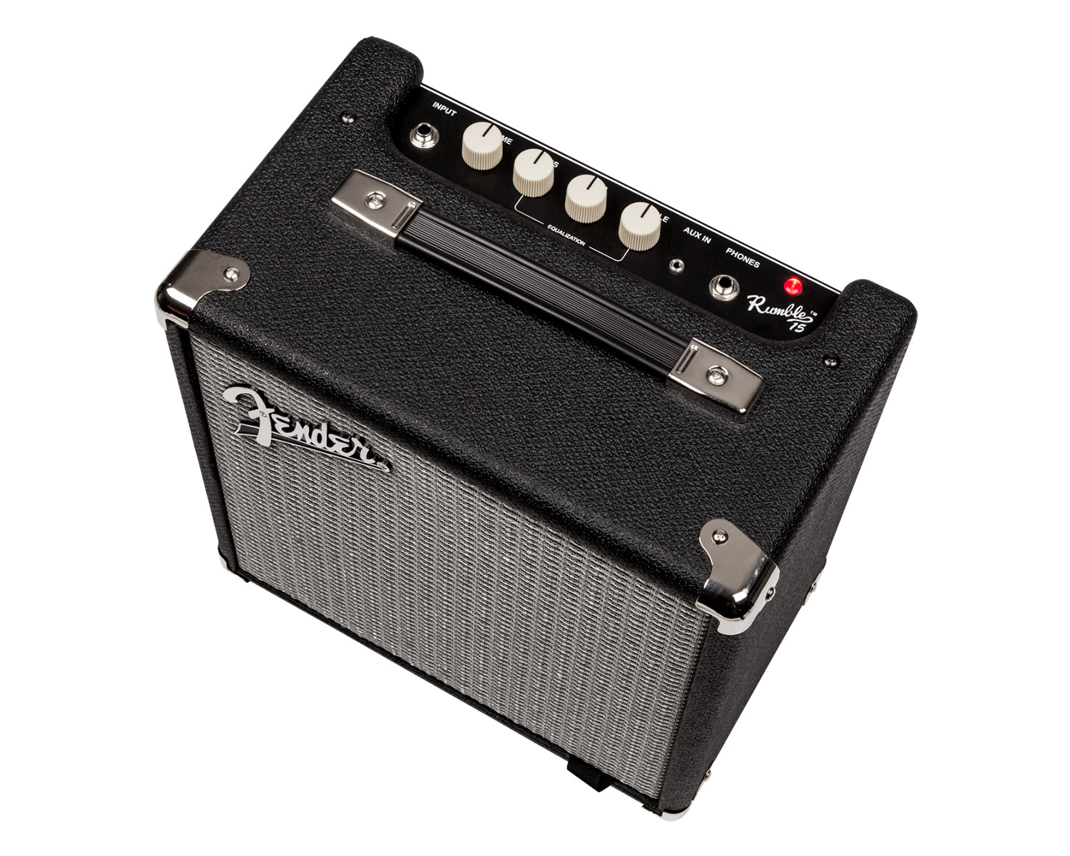 Amplificador Combo para Bajo Fender Rumble 15 V3 Black and Silver 120V