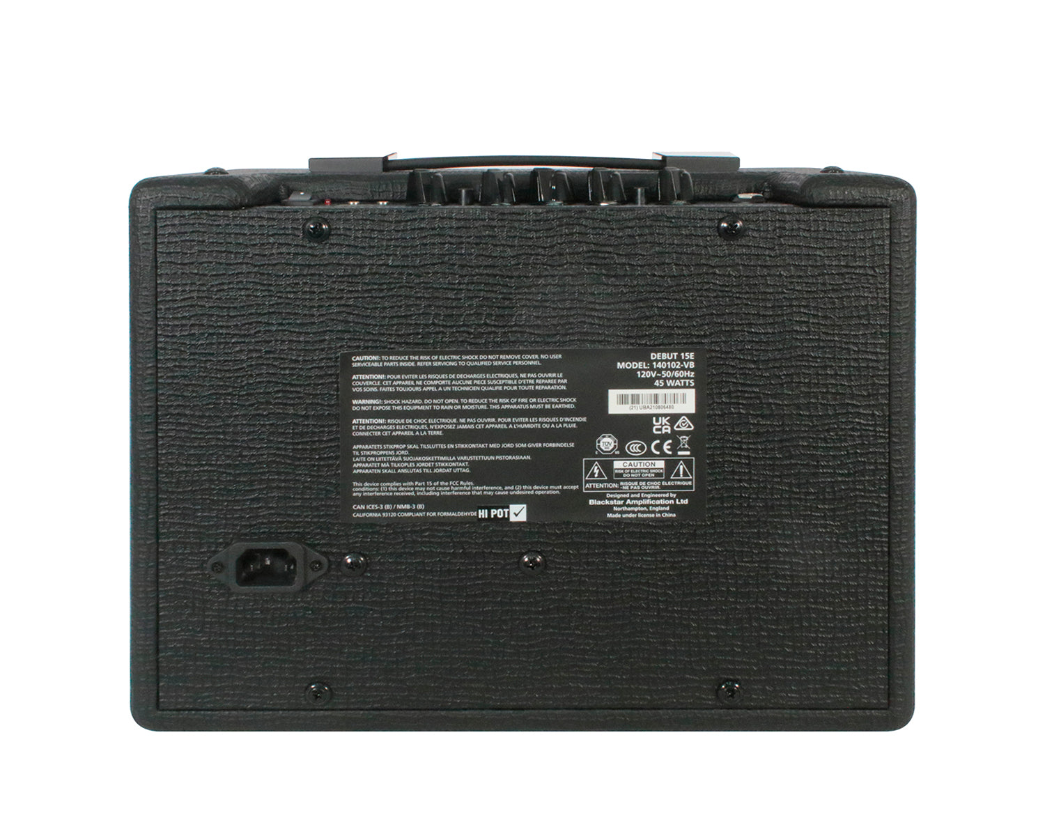Amplificador Combo para Guitarra Eléctrica Blackstar Debut 15E Black