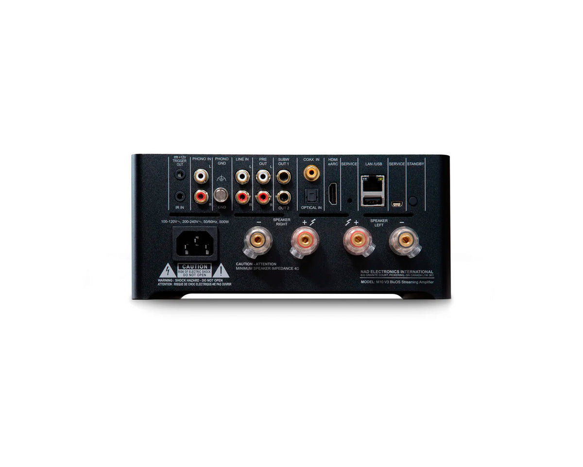 Amplificador DAC NAD M10 V3 BluOS Streaming 100 W