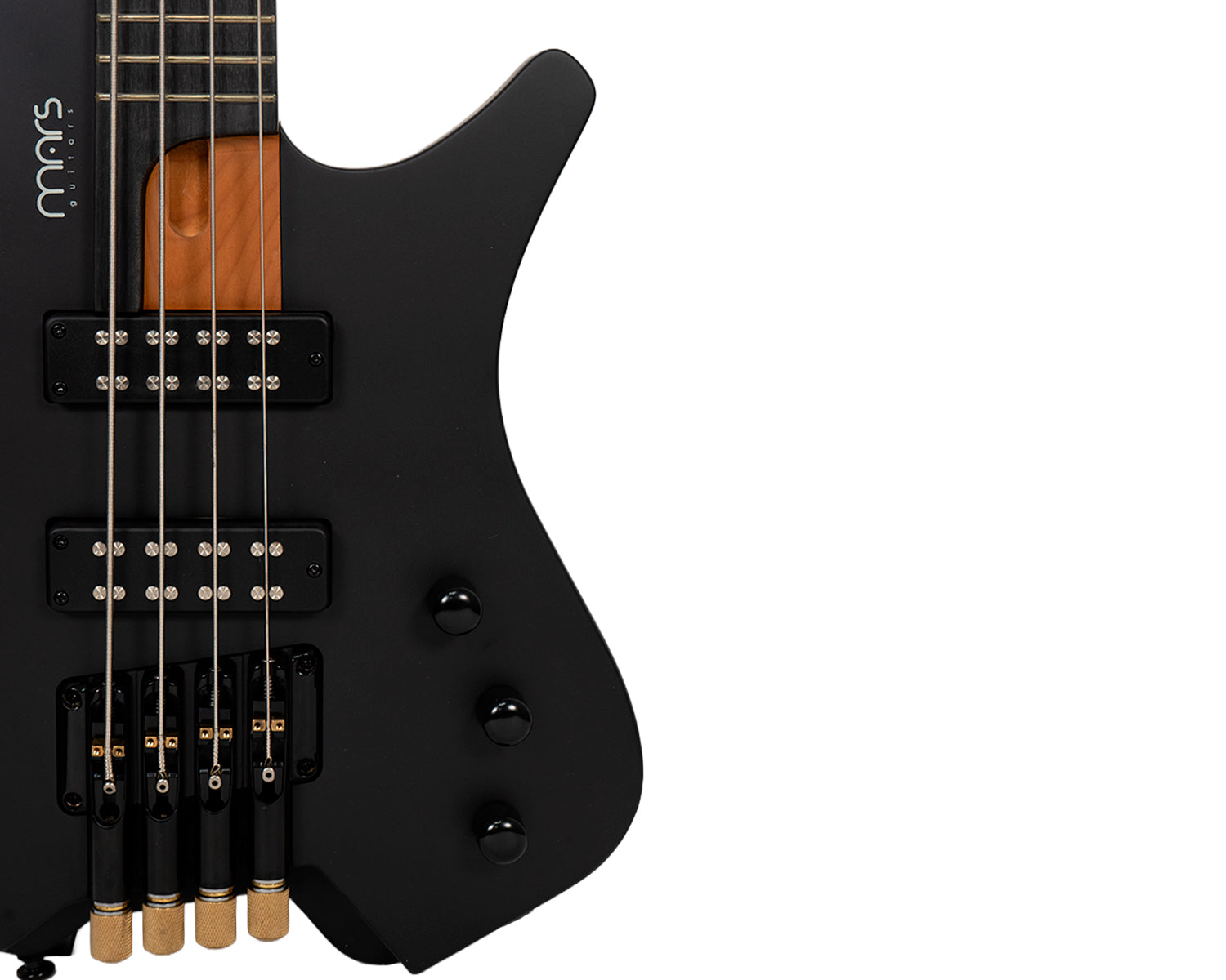 Bajo Eléctrico Mars Headless 4 Cuerdas Satin Black