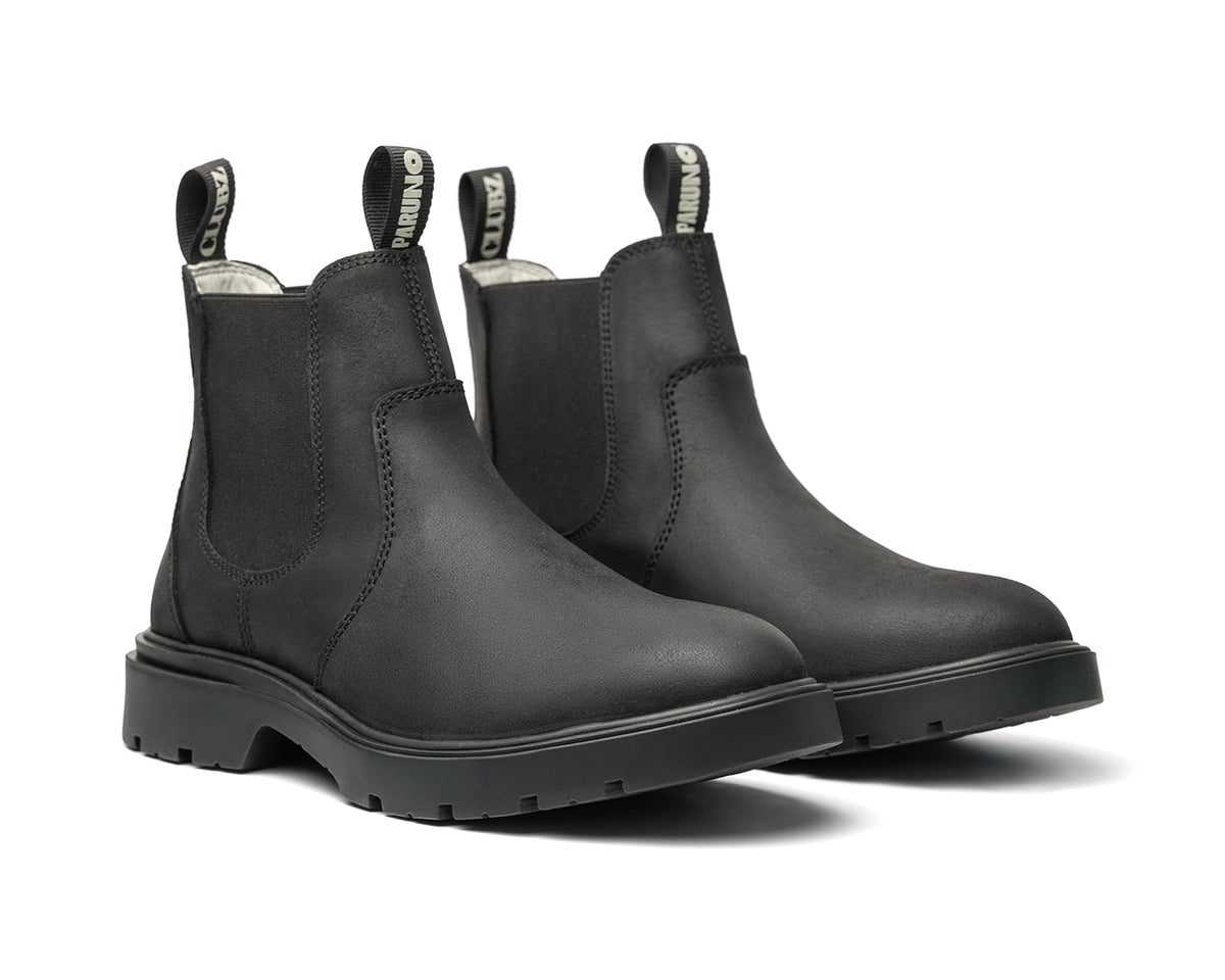Bota Chelsea de Piel para Hombre Clubz x Paruno Color Negro P2126901