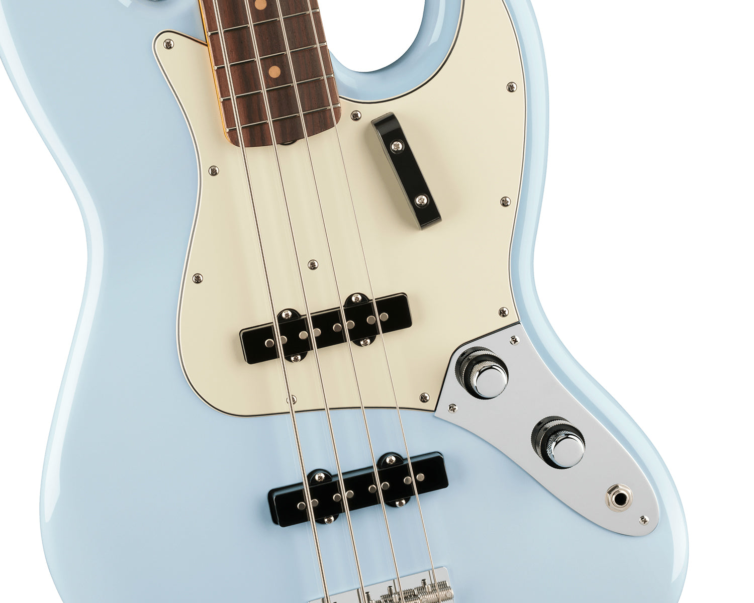 Bajo Eléctrico Fender Vintera III Early '60s Jazz Bass Sonic Blue con Diapasón de Rosewood